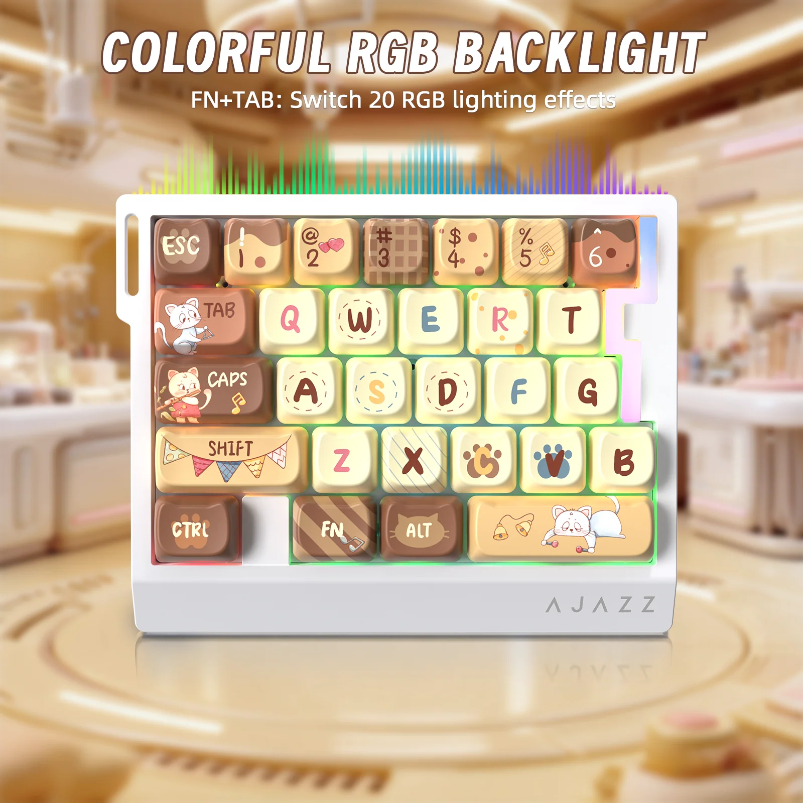 ATTACK SHARK X AJAZZ AK029 Wired One-Handed Gaming Keyboard - Image 51