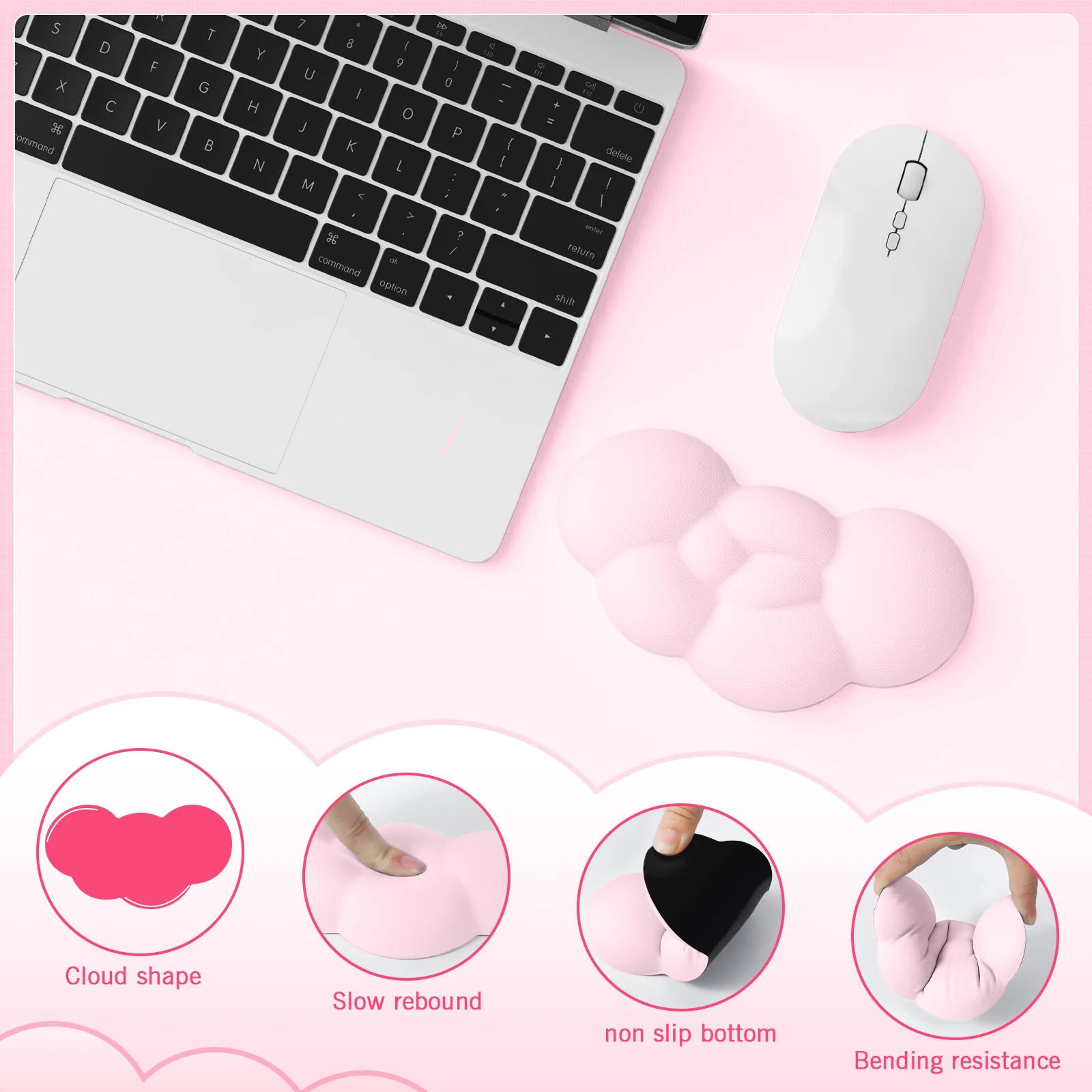 ATTACK SHARK X MAMBASNAKE Cloud Mouse Wrist Rest - Image 19
