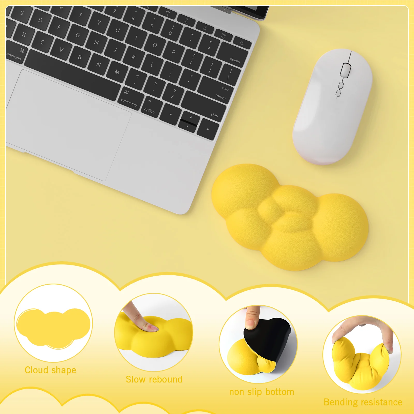 ATTACK SHARK X MAMBASNAKE Cloud Mouse Wrist Rest - Image 45