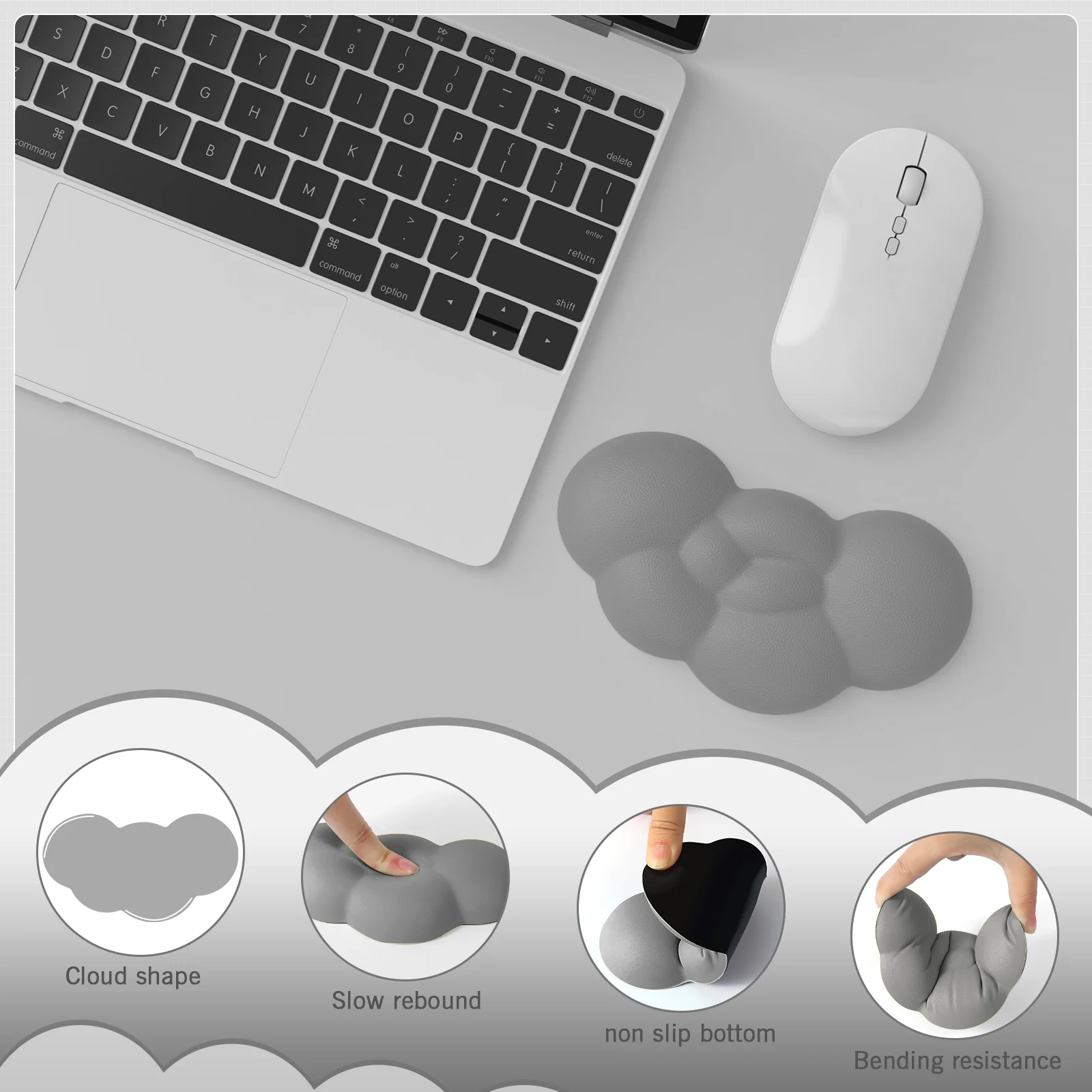 ATTACK SHARK X MAMBASNAKE Cloud Mouse Wrist Rest - Image 59