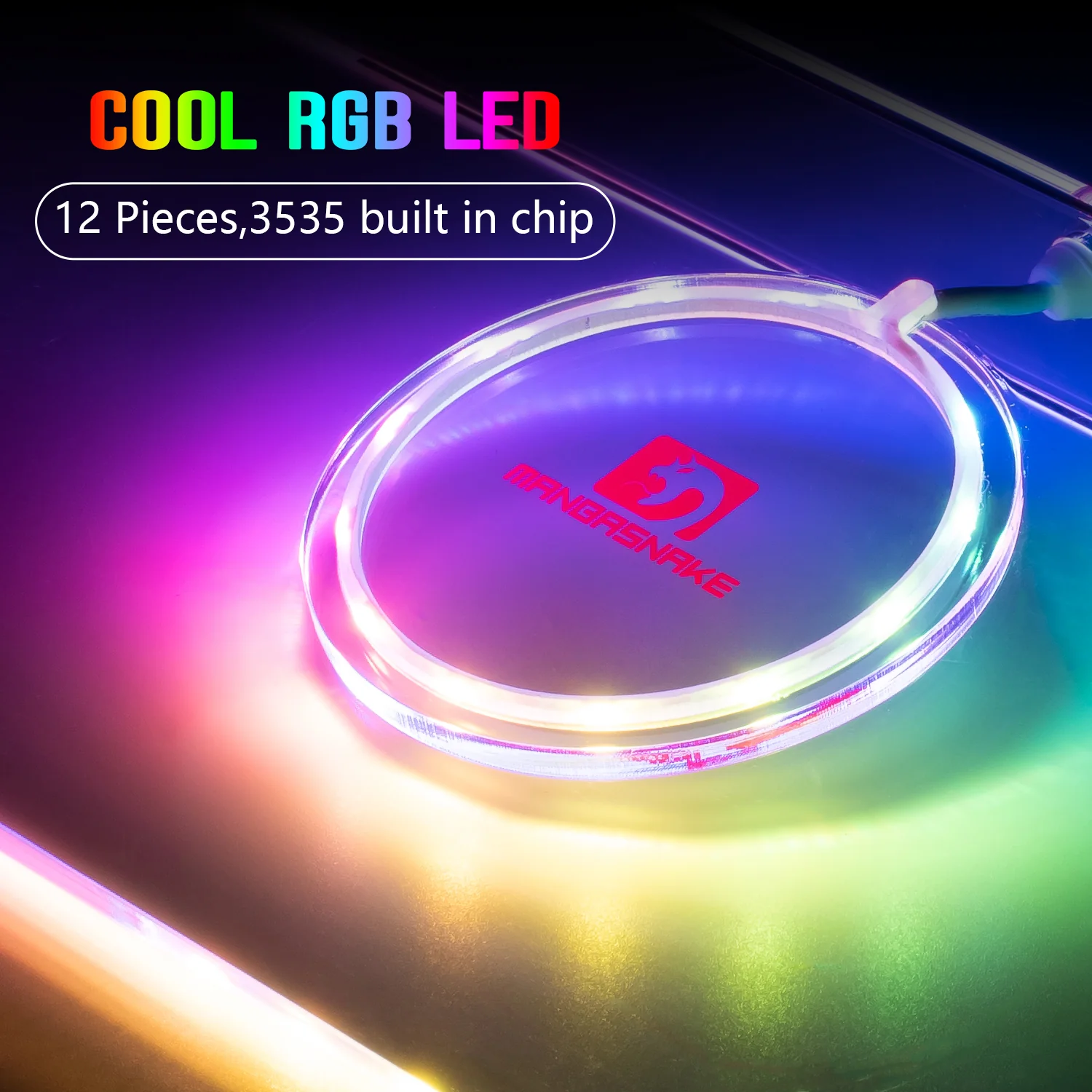 ATTACK SHARK X MAMBASNAKE Ergonomic RGB Keyboard Holder - Image 6
