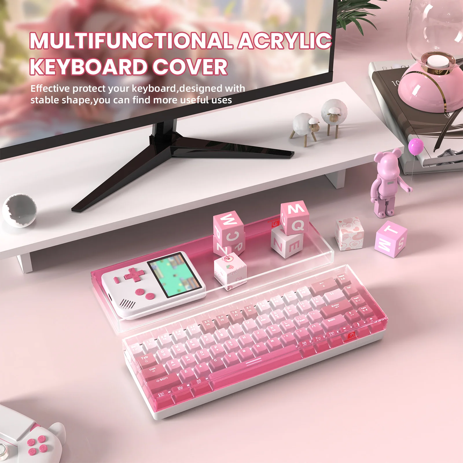 ATTACK SHARK x MAMBASNAKE 68-Key Keyboard Cover Fade Color - Image 14