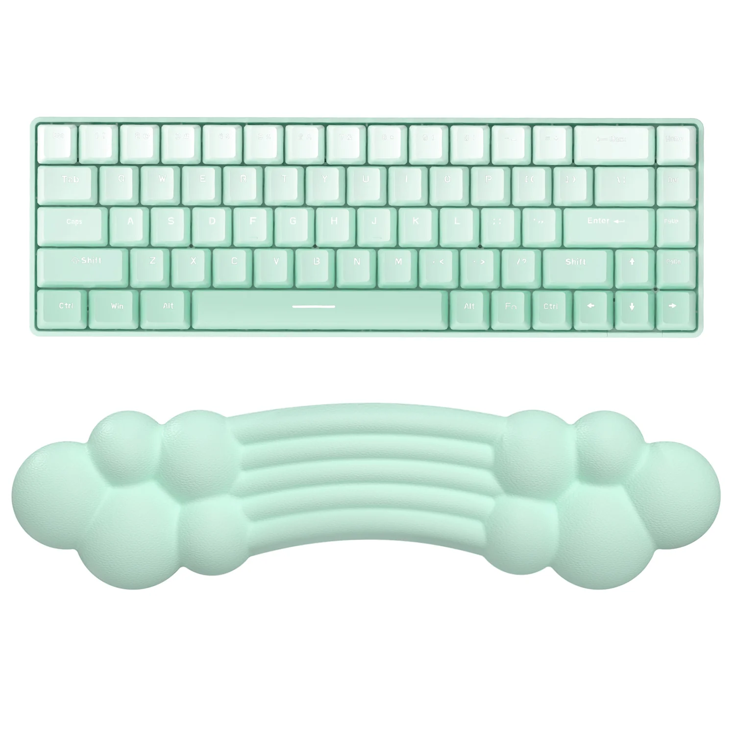 ATTACK SHARK X MAMBASNAKE Rainbow Cloud Keyboard Wrist Rest - Image 25