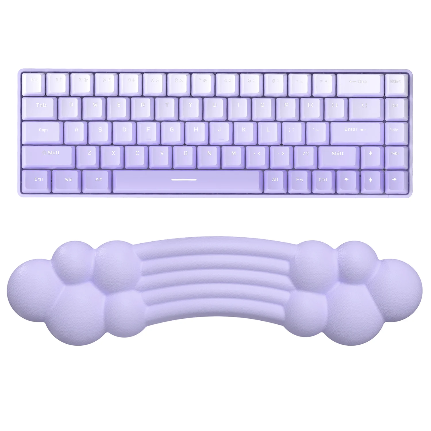 ATTACK SHARK X MAMBASNAKE Rainbow Cloud Keyboard Wrist Rest - Image 33
