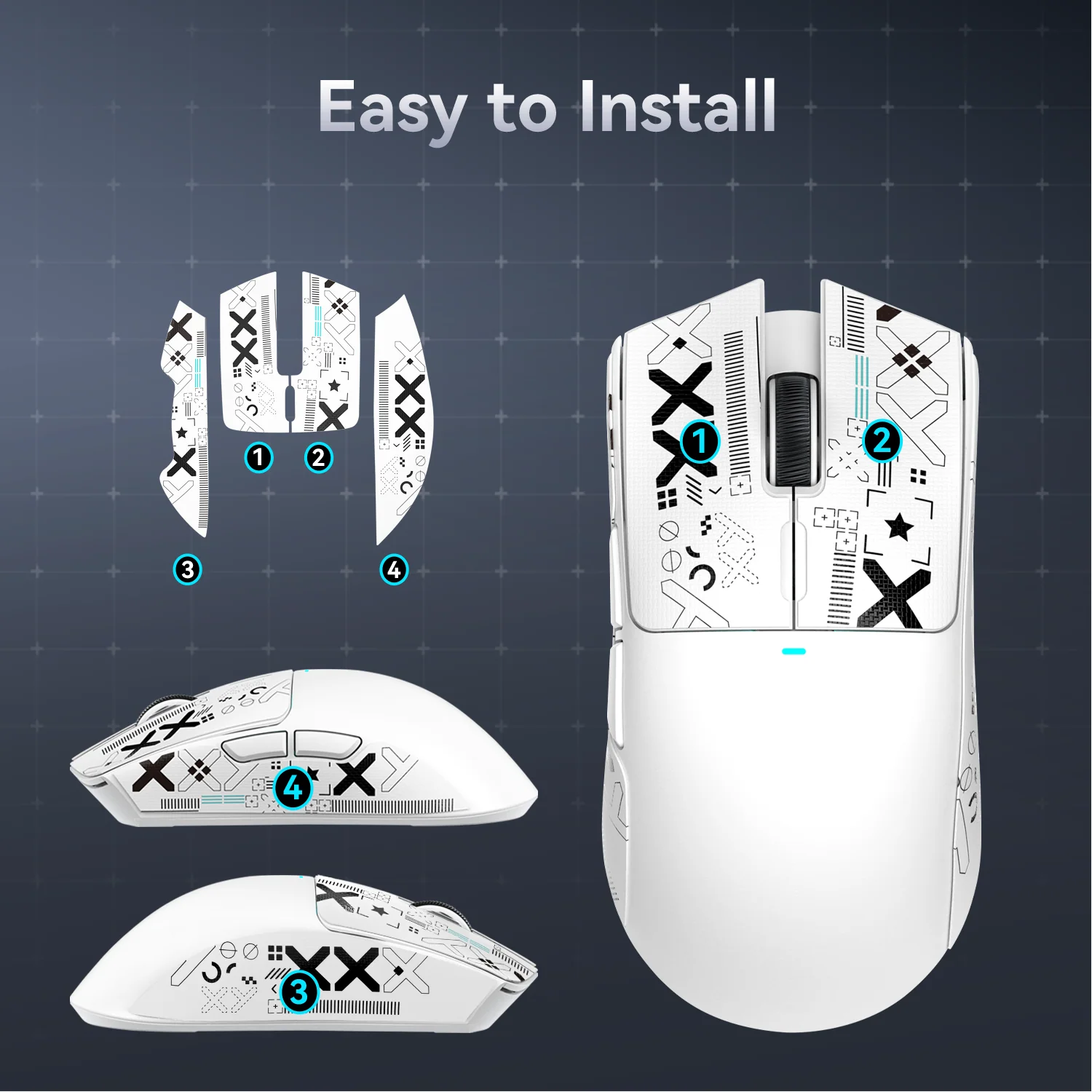 ATTACK SHARK X11 Gaming Mouse Grip Tape - Image 7