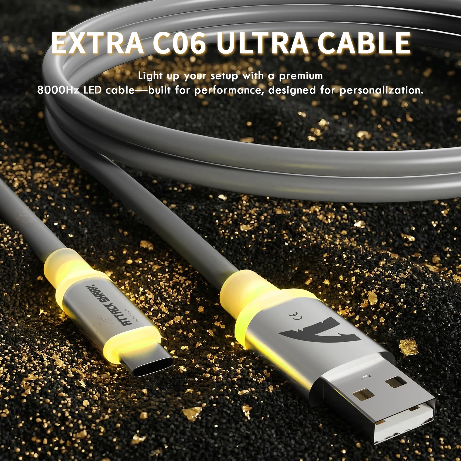 ATTACK SHARK X11 ULTRA Carbon Fiber Wireless Gaming Mouse With C06 Ultra LED Cable - Image 27
