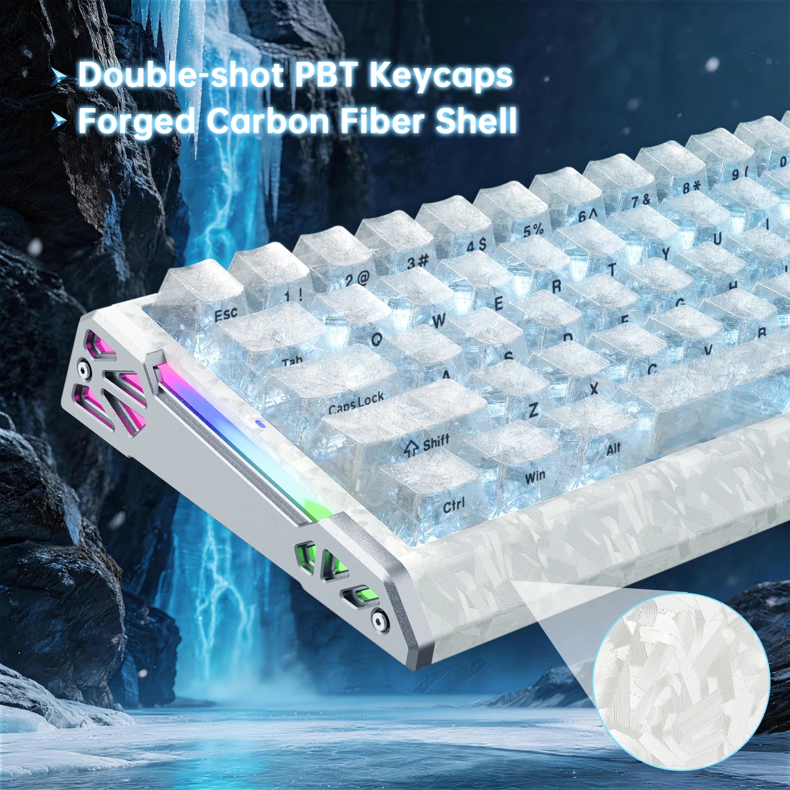 ATTACK SHARK R68 HE & X11 ULTRA Carbon Fiber Gaming Bundle - Image 13