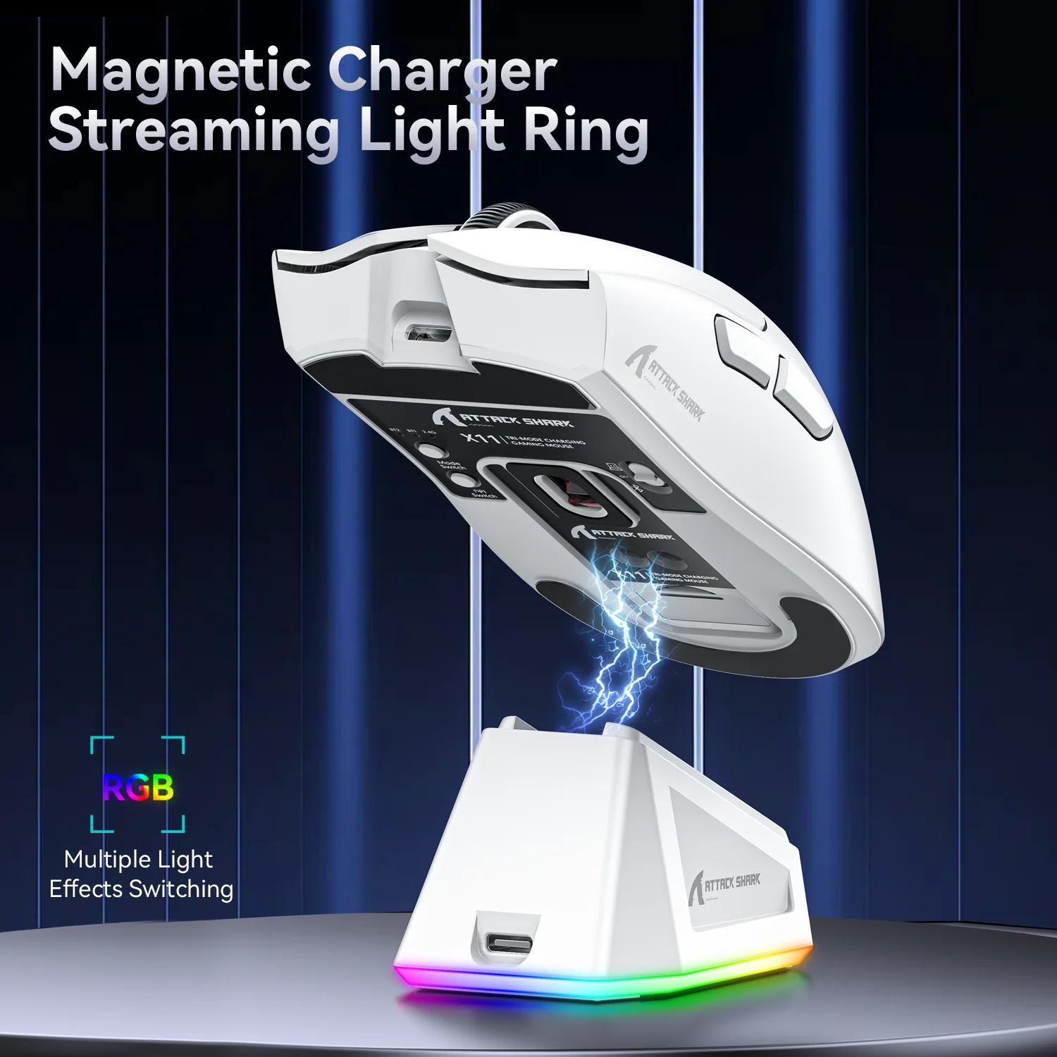 ATTACK SHARK X11 Wireless Gaming Mouse with Charging Dock - Image 7