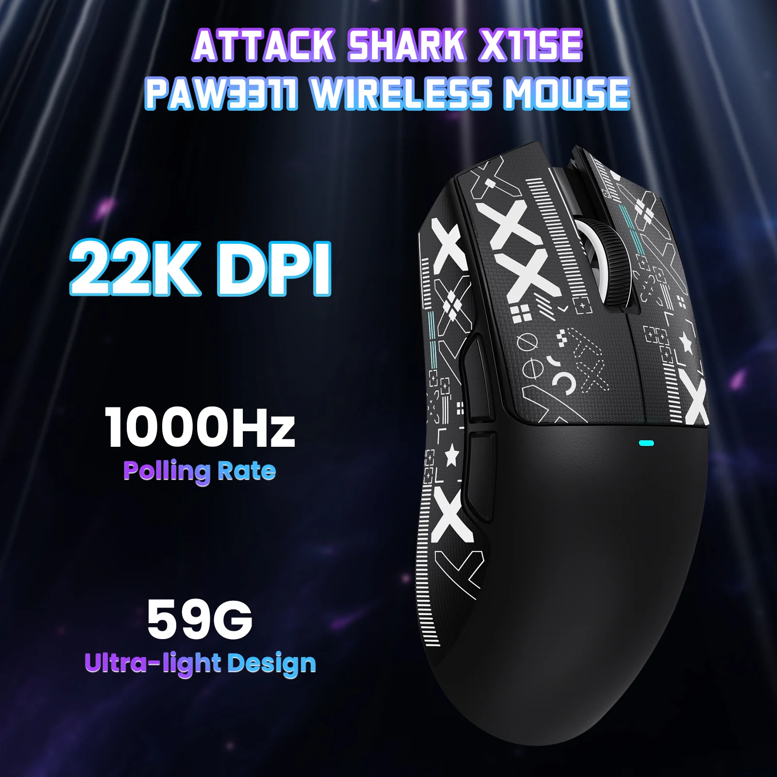 ATTACK SHARK X11SE Wireless Gaming Mouse - Image 40