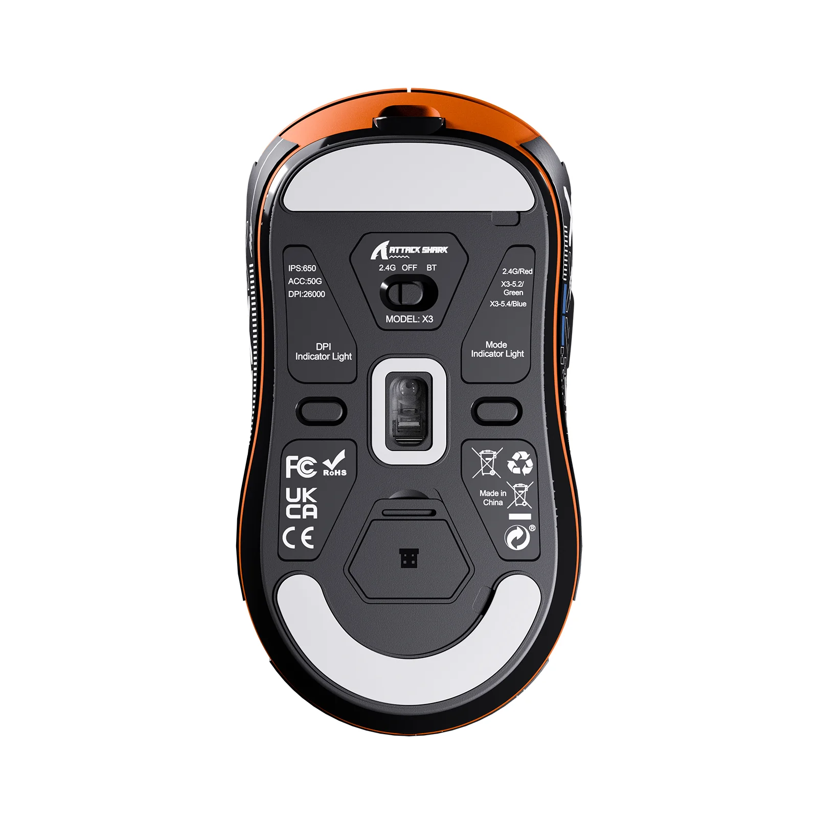 ATTACK SHARK X3 Wireless Gaming Mouse PAW3395 Superlight - Image 50
