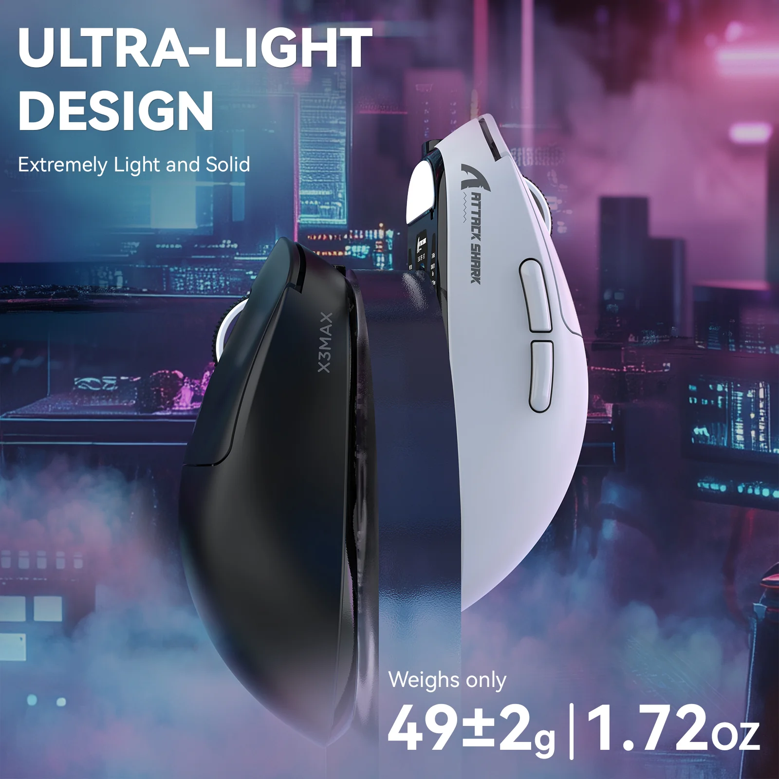 ATTACK SHARK X3MAX PAW3950 Wireless Gaming Mouse - Image 16