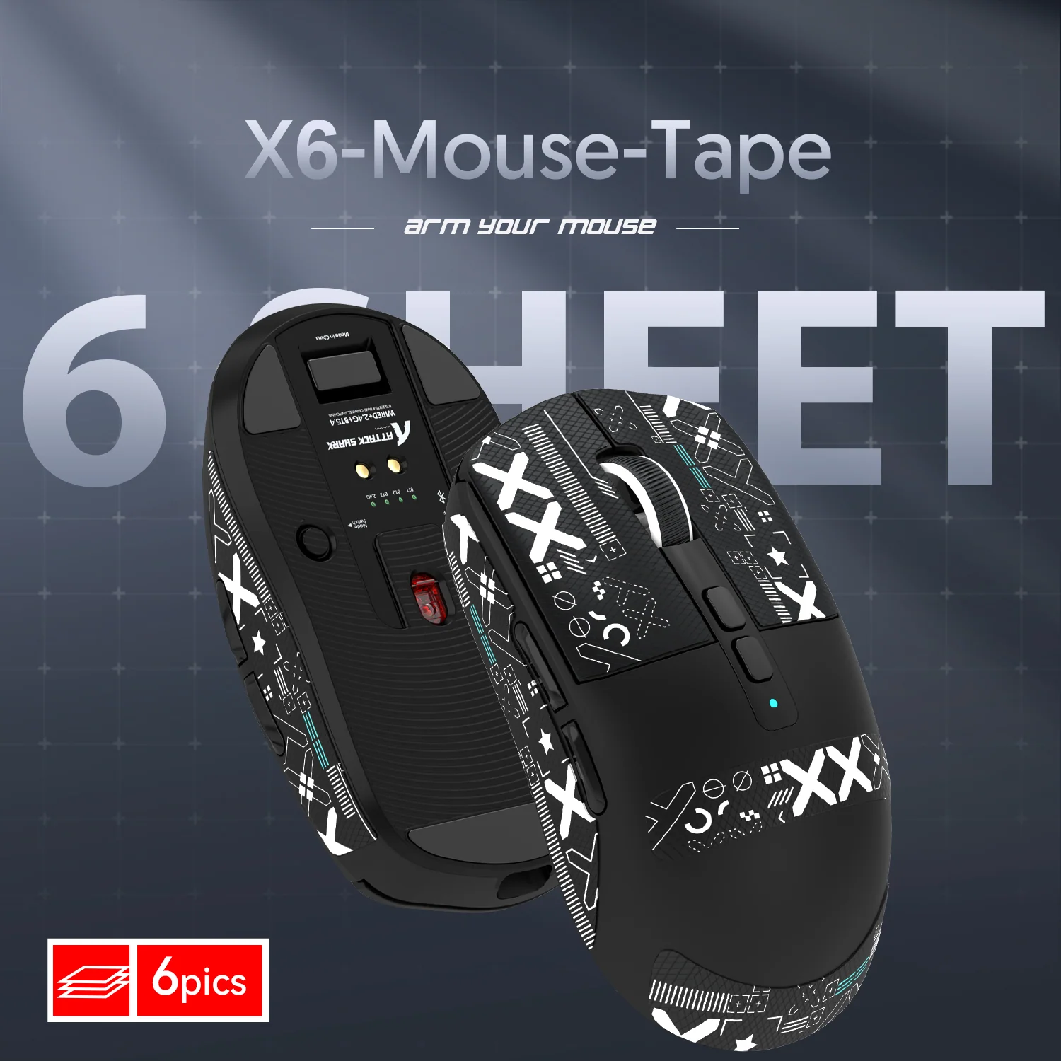 ATTACK SHARK X6 Grip Tape - Image 17
