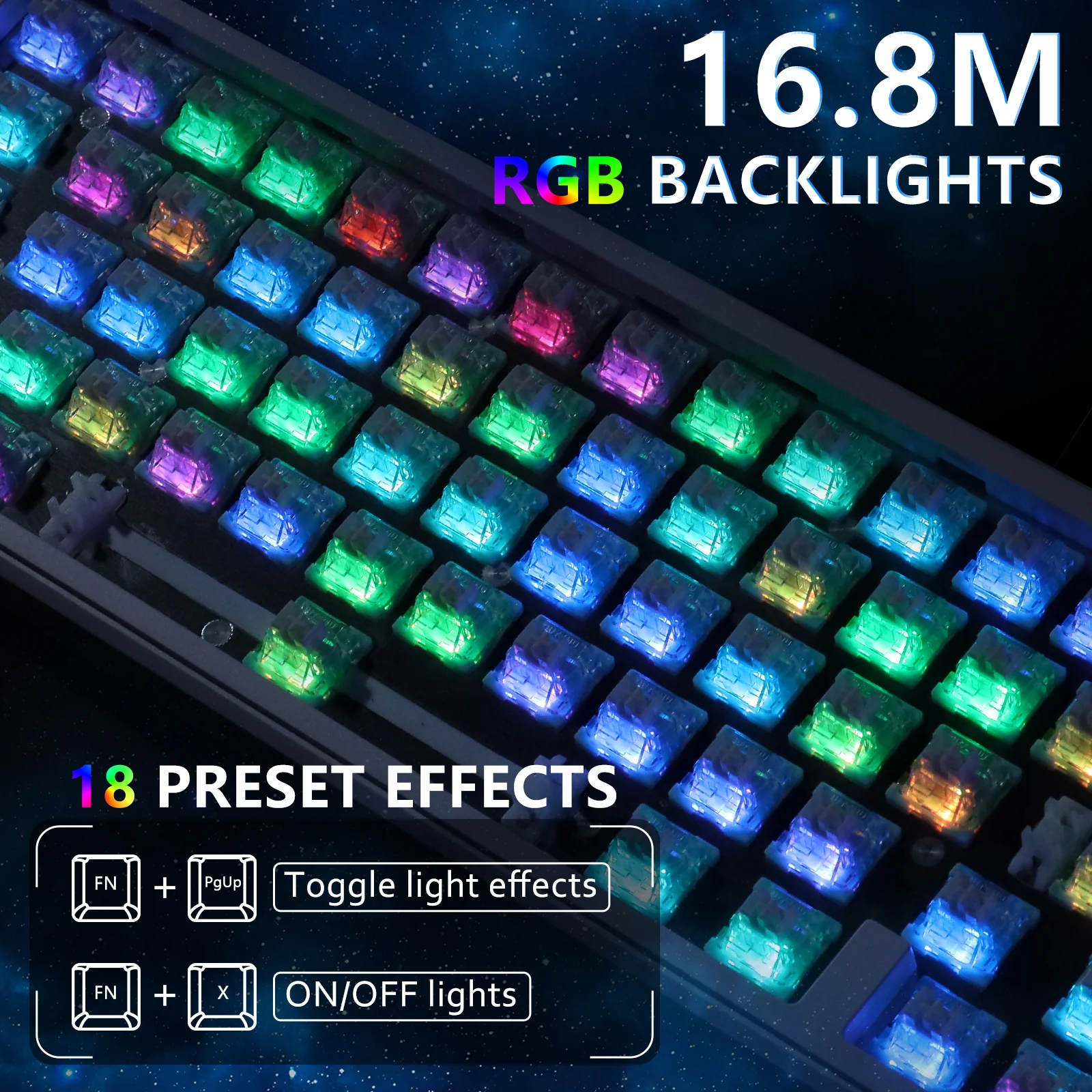 ATTACK SHARK X65 HE Magnetic Switch Rapid Trigger Keyboard - Image 8