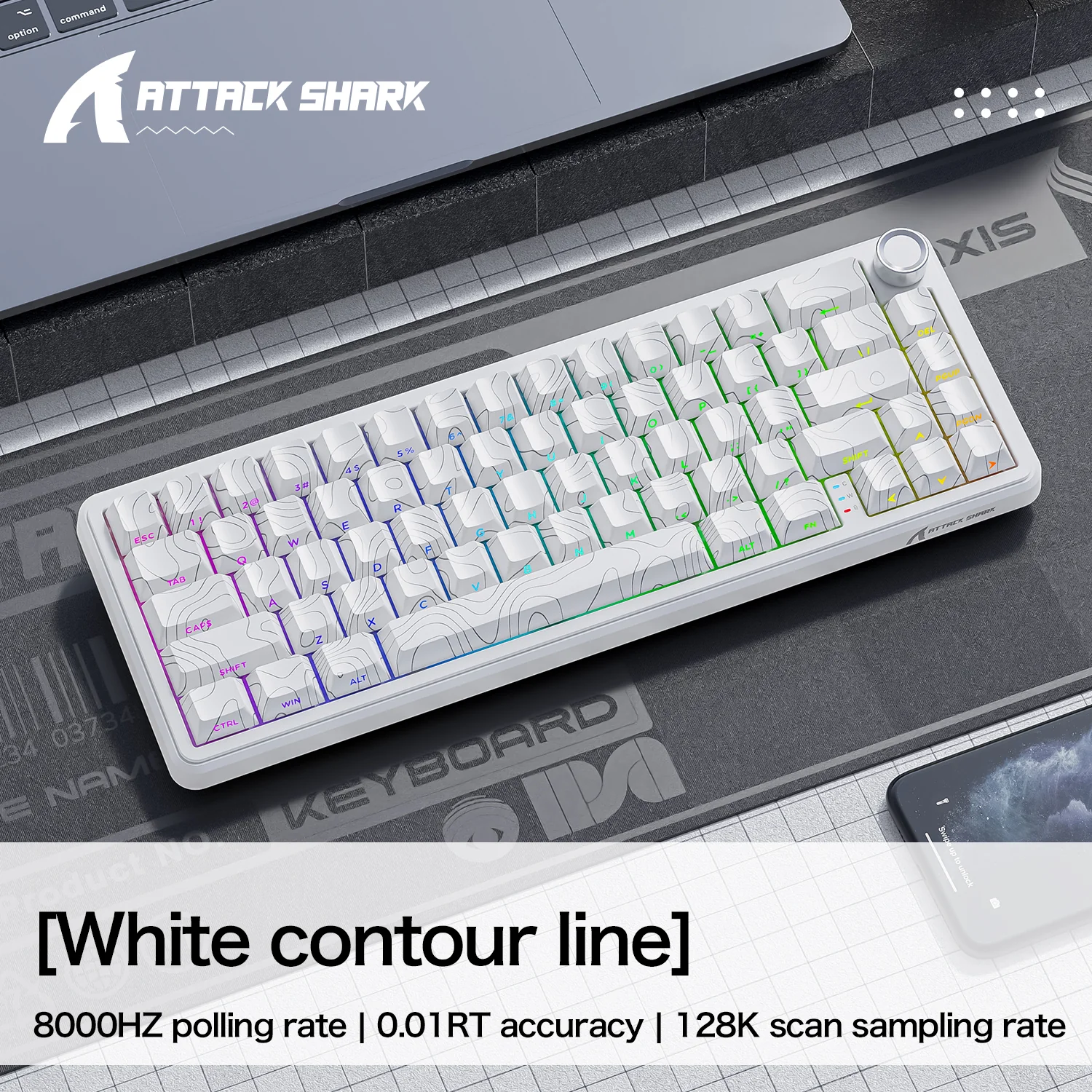 ATTACK SHARK X65PRO HE Rapid Trigger Keyboard - Image 22
