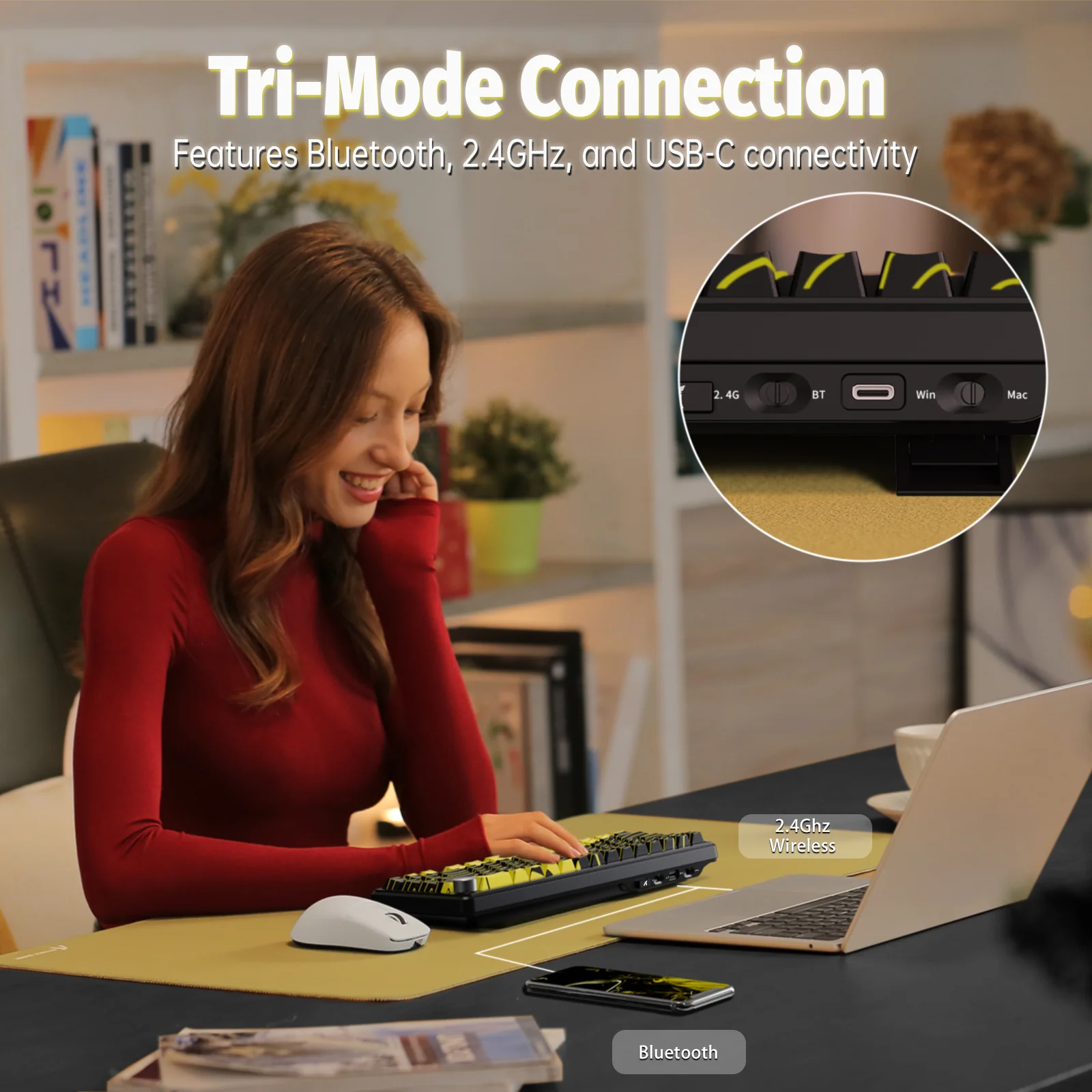 ATTACK SHARK X65PRO HE Wireless Rapid Trigger Keyboard Magnetic Switch - Image 23
