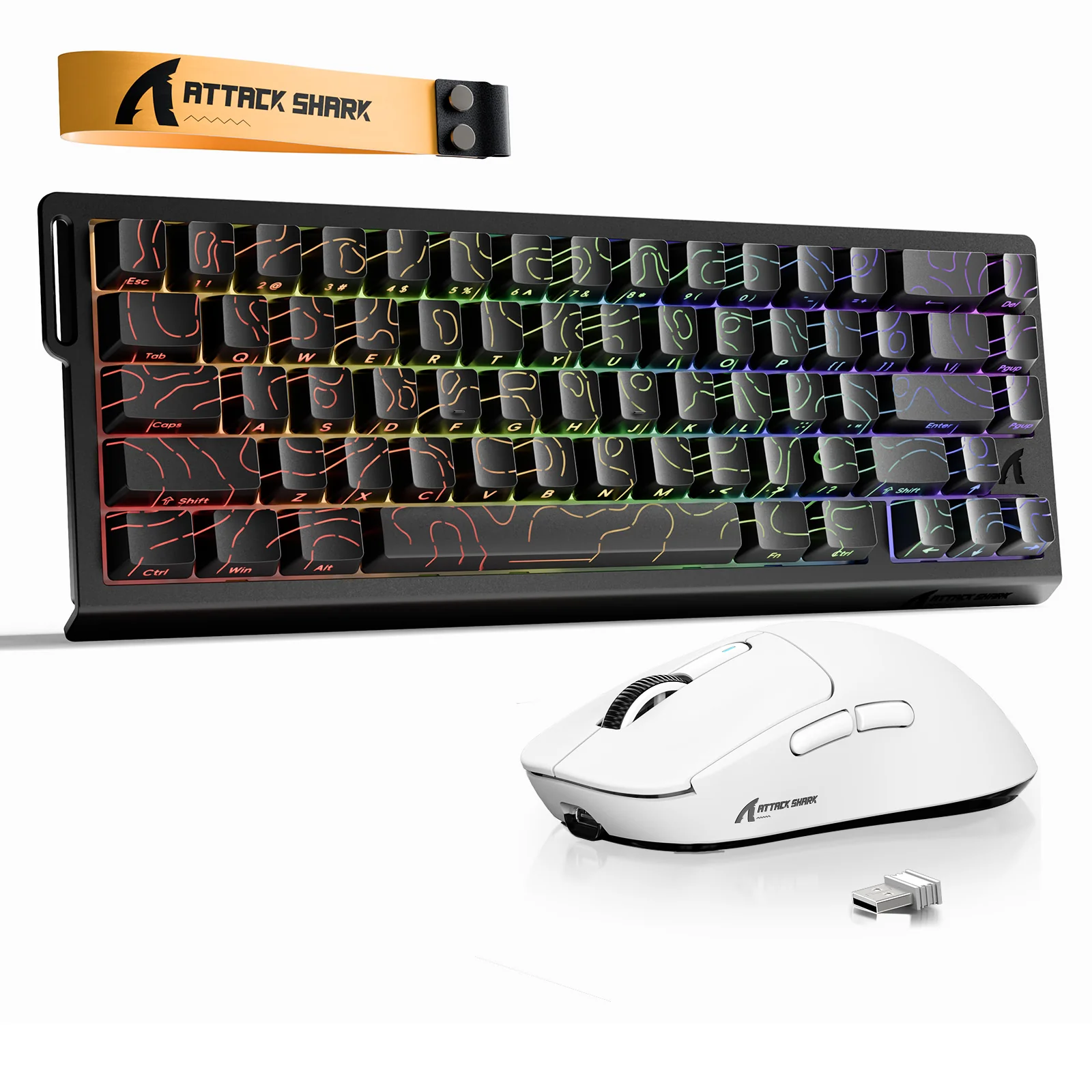 ATTACK SHARK X68HE Rapid Trigger Keyboard + X3 Wireless Gaming Mouse Bundle - Image 10