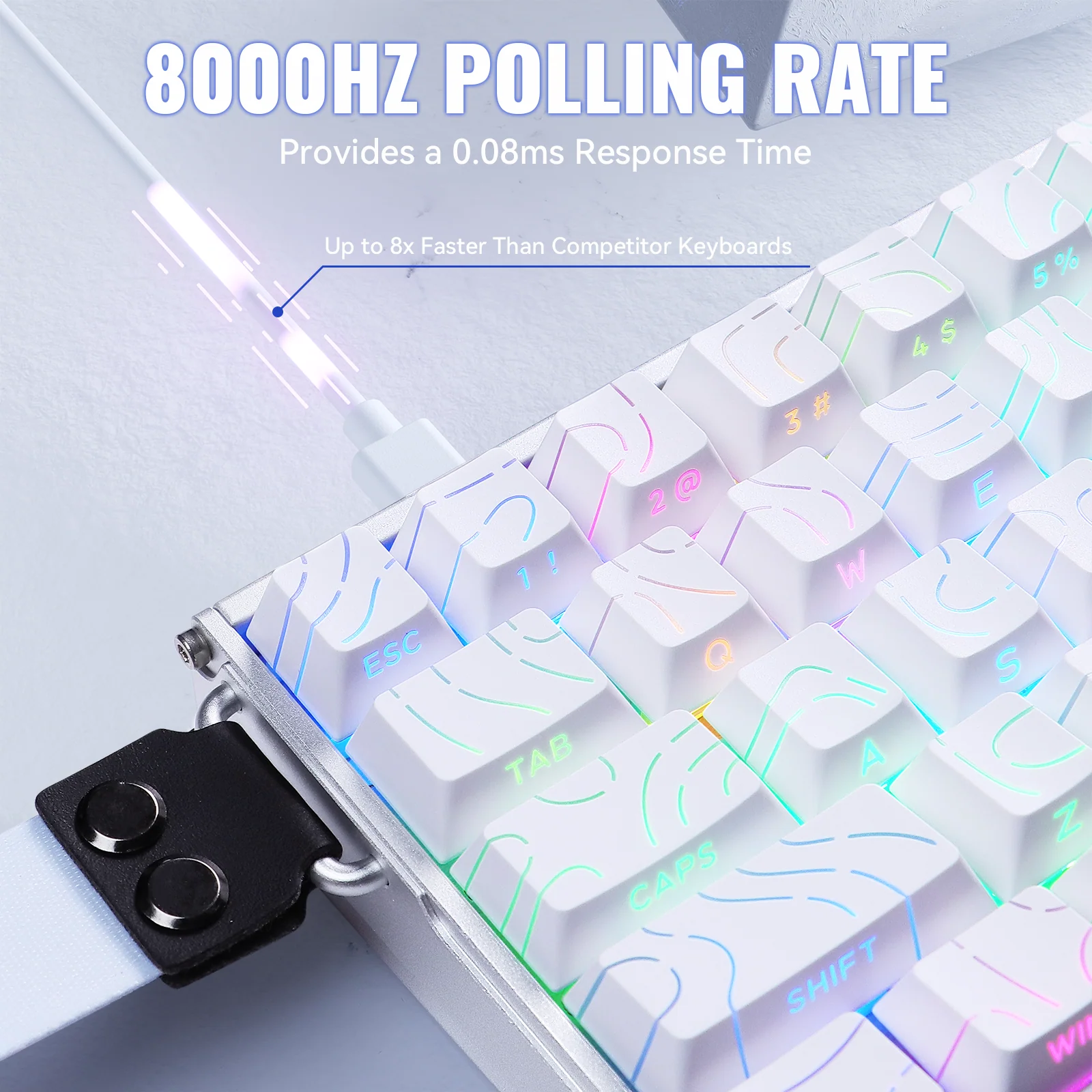 ATTACK SHARK X68MAX HE Rapid Trigger Aluminum Keyboard Magnetic Switch - Image 21