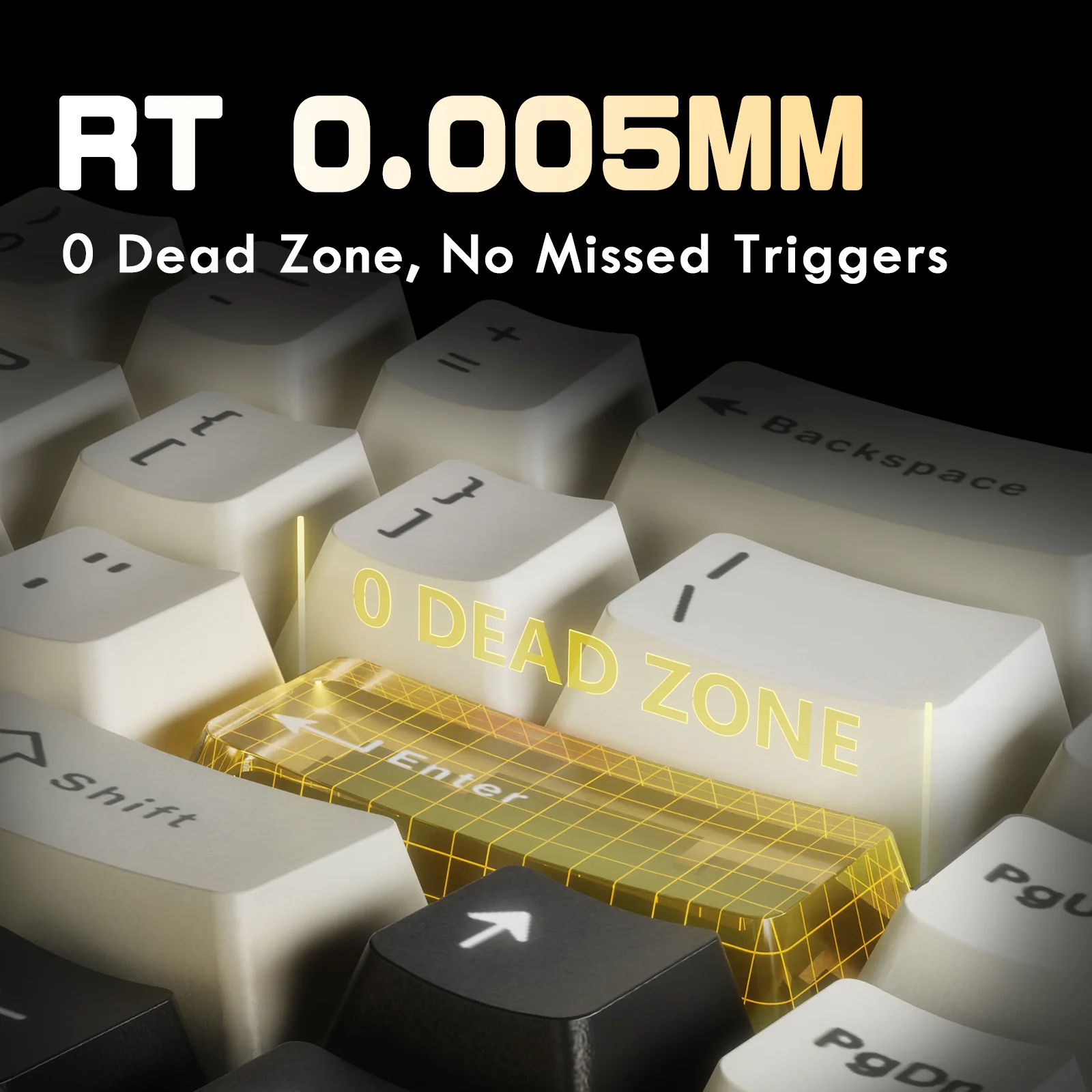ATTACK SHARK X68MAX HE Rapid Trigger CNC Aluminum Keyboard Magnetic Switch with C01Ultra RGB Coiled Cable - Image 5