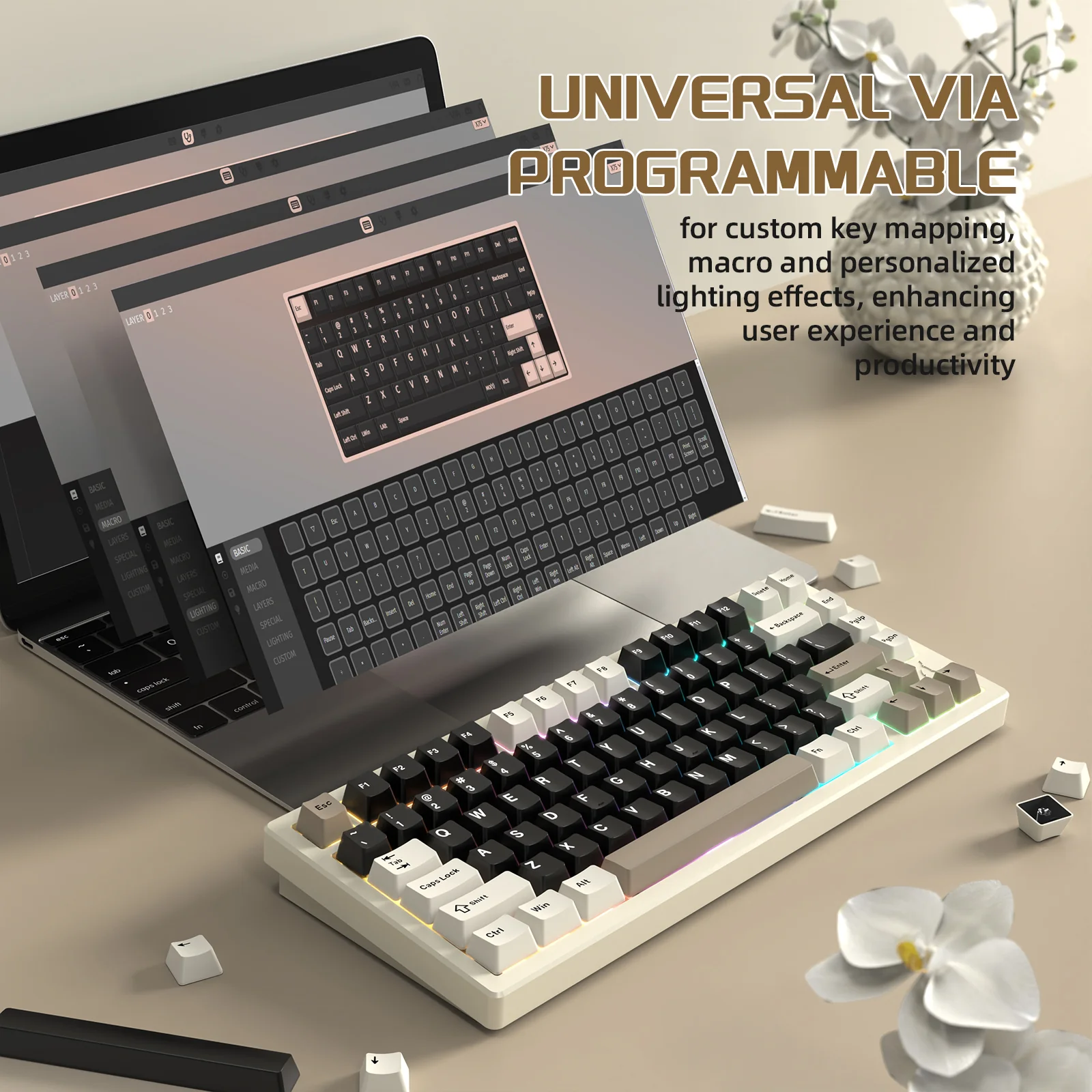 ATTACK SHARK X75 Full Aluminum Keyboard - Image 21