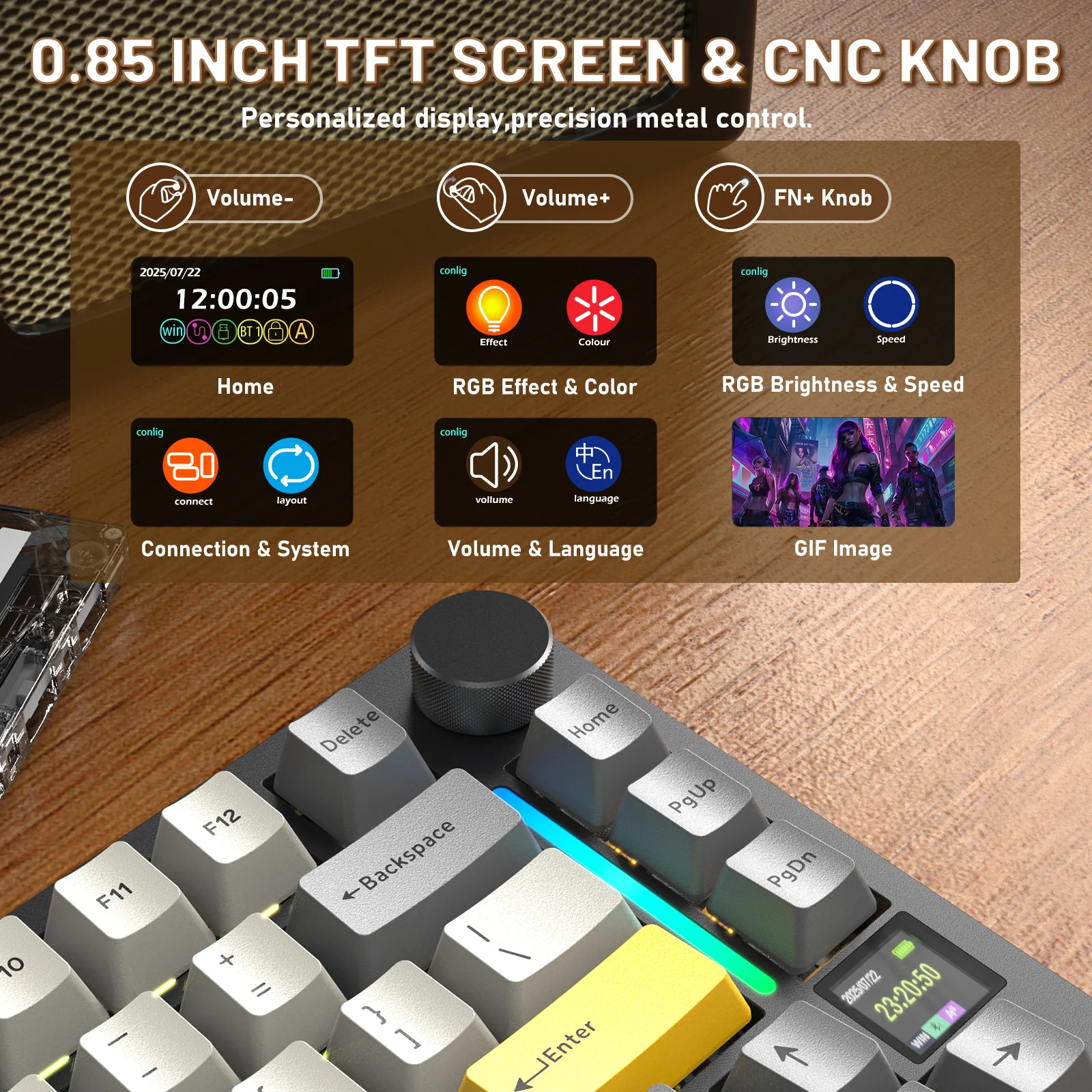 ATTACK SHARK X820ULTRA Mechanical Keyboard with C01ULTRA Coiled Cable - Image 44
