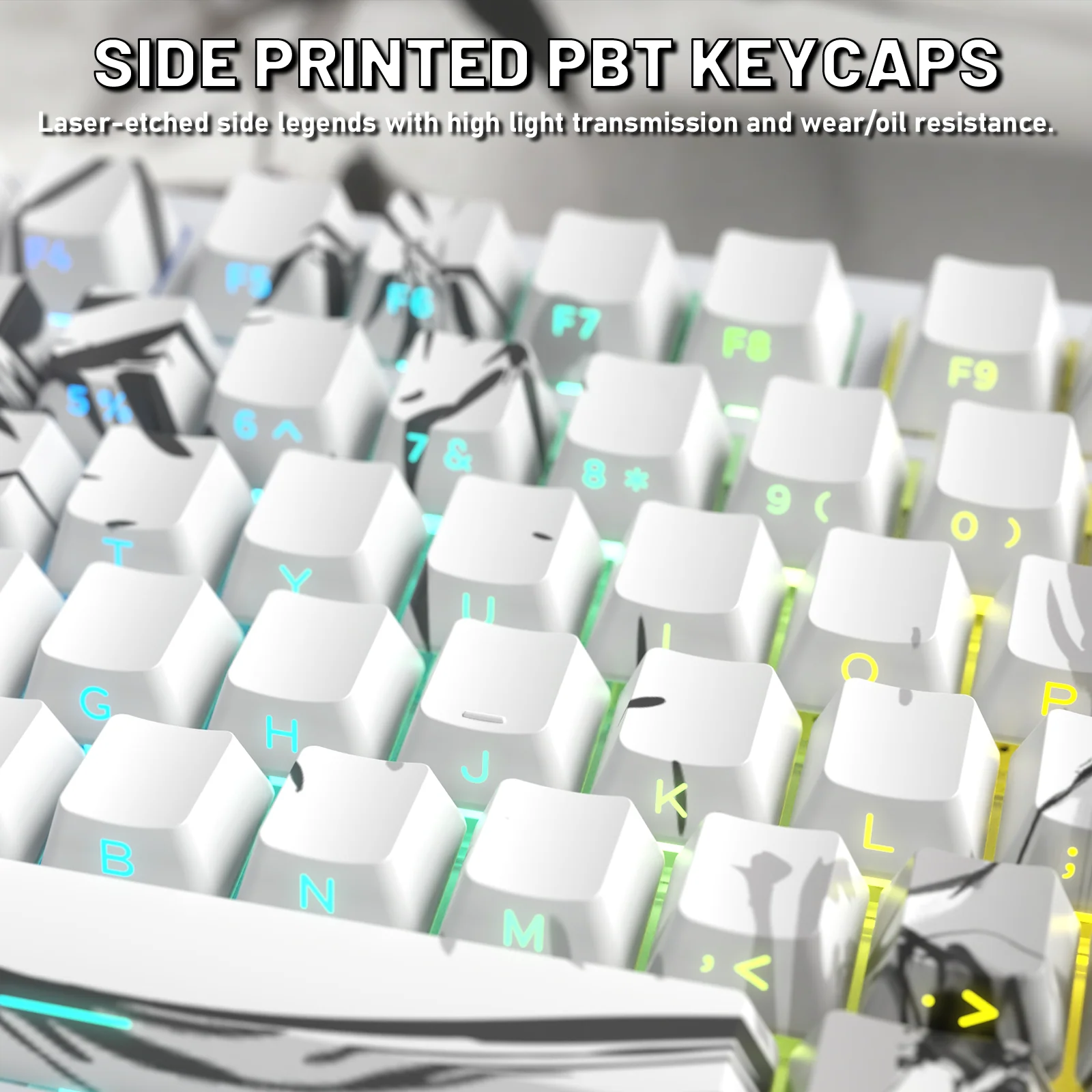 ATTACK SHARK X820ULTRA Mechanical Keyboard with C01ULTRA Coiled Cable - Image 6