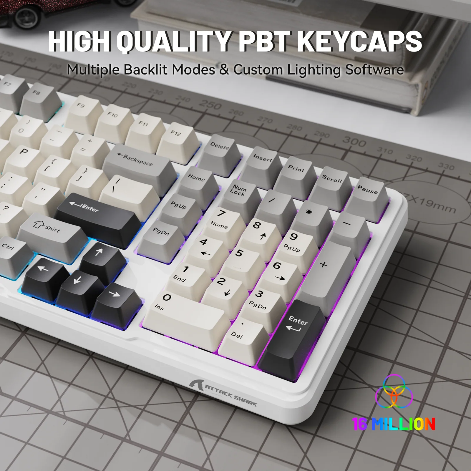 ATTACK SHARK X98 Full-size Wireless Mechanical Keyboard - Image 16