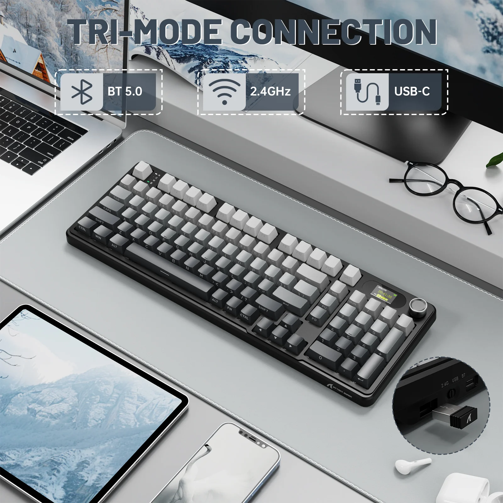 ATTACK SHARK X98PRO Wireless Gaming Keyboard - Image 30