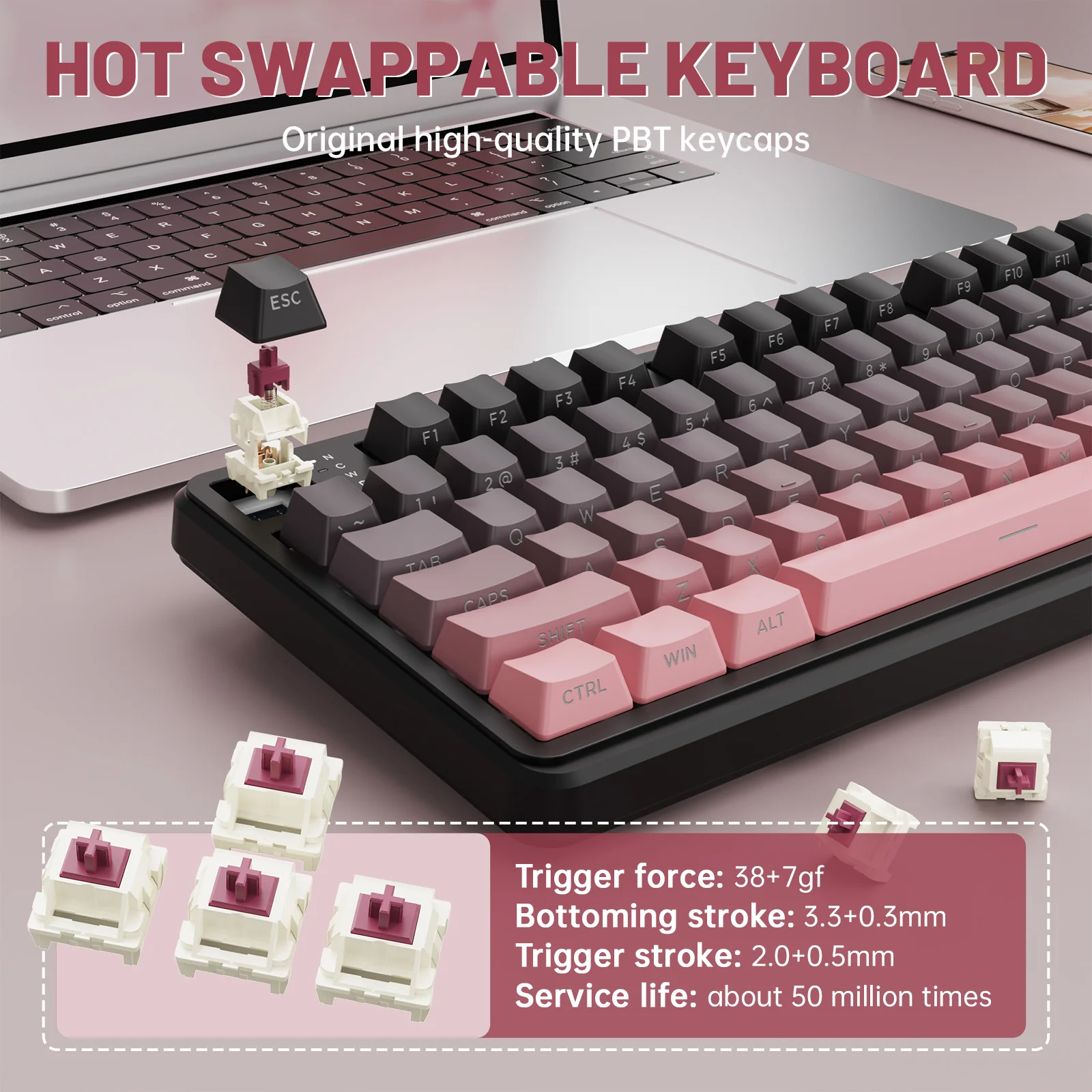 ATTACK SHARK X98PRO Wireless Gaming Keyboard - Image 5