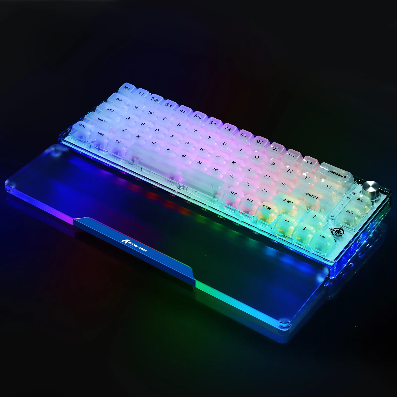 ATTACK SHARK 68 KEYS ACRYLIC WRIST REST - Image 14