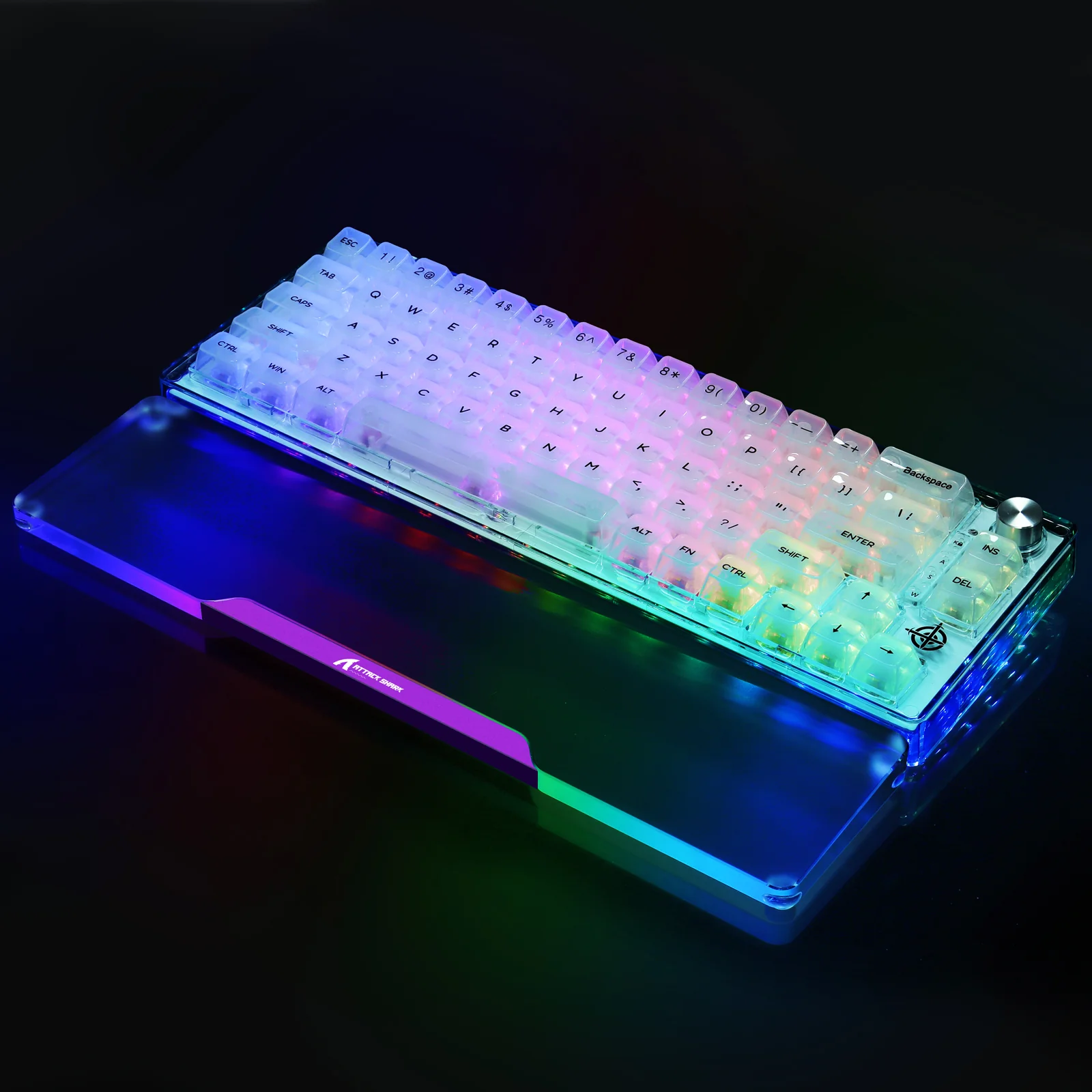 ATTACK SHARK 68 KEYS ACRYLIC WRIST REST - Image 32