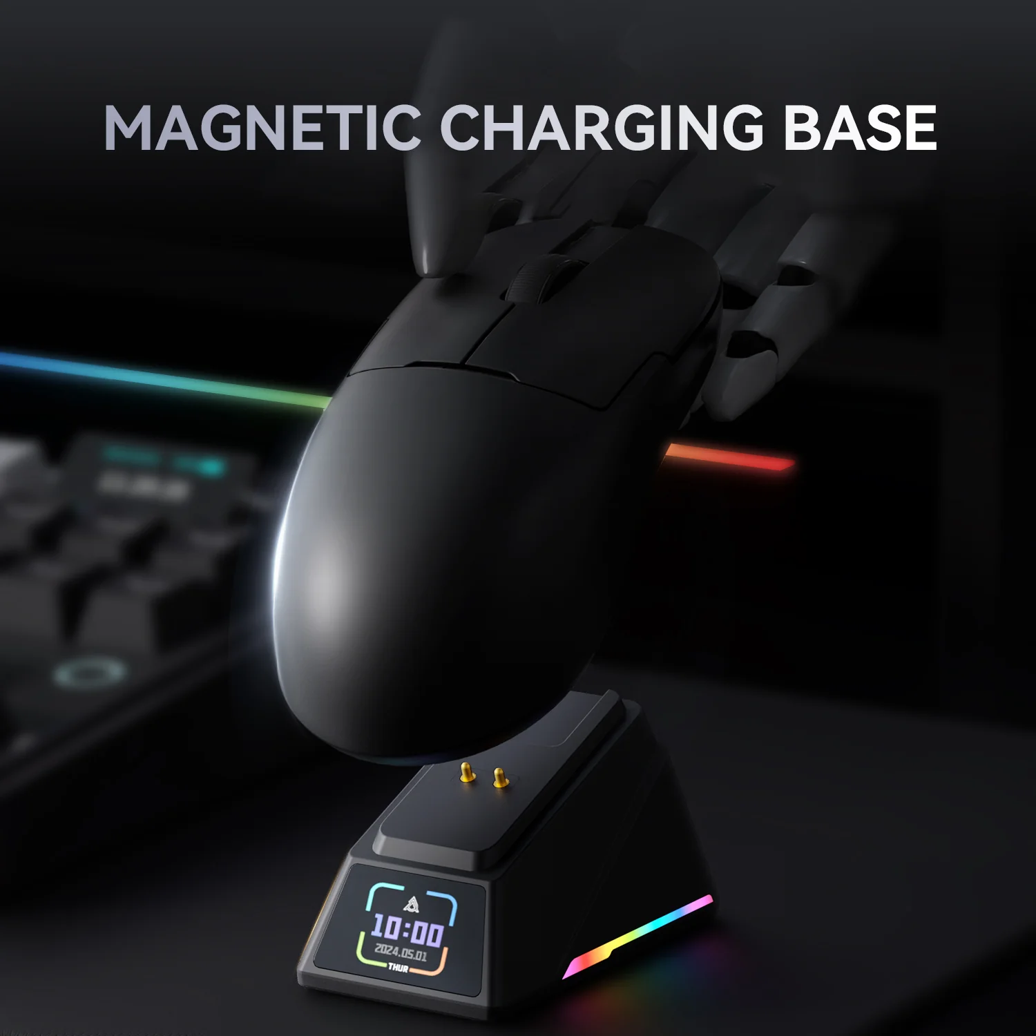 ATTACK SHARK x AJAZZ AJ159 APEX PAW3950 Triple Mode Gaming Mouse 8K - Image 25