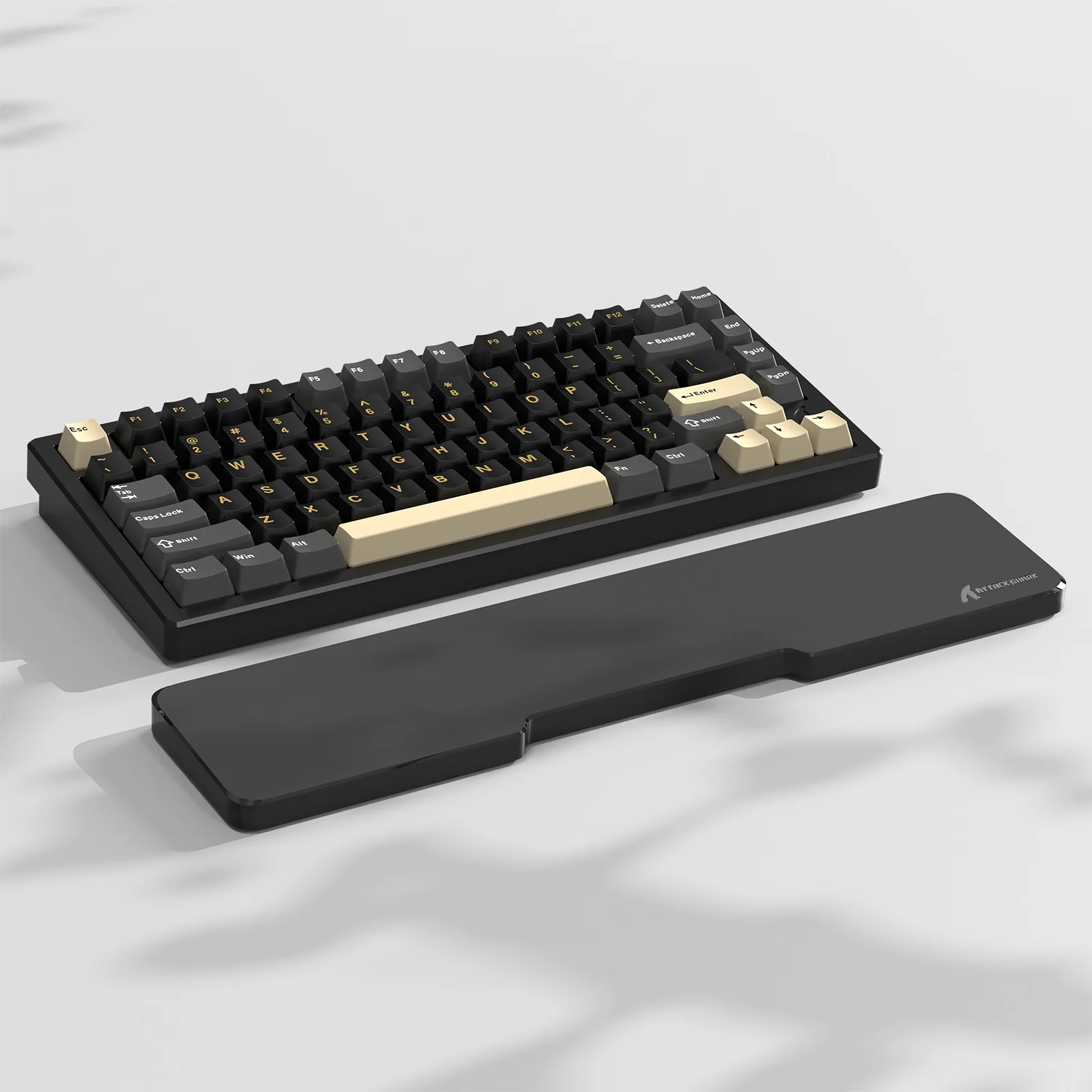 ATTACK SHARK Black Acrylic Wrist Rest - Image 10