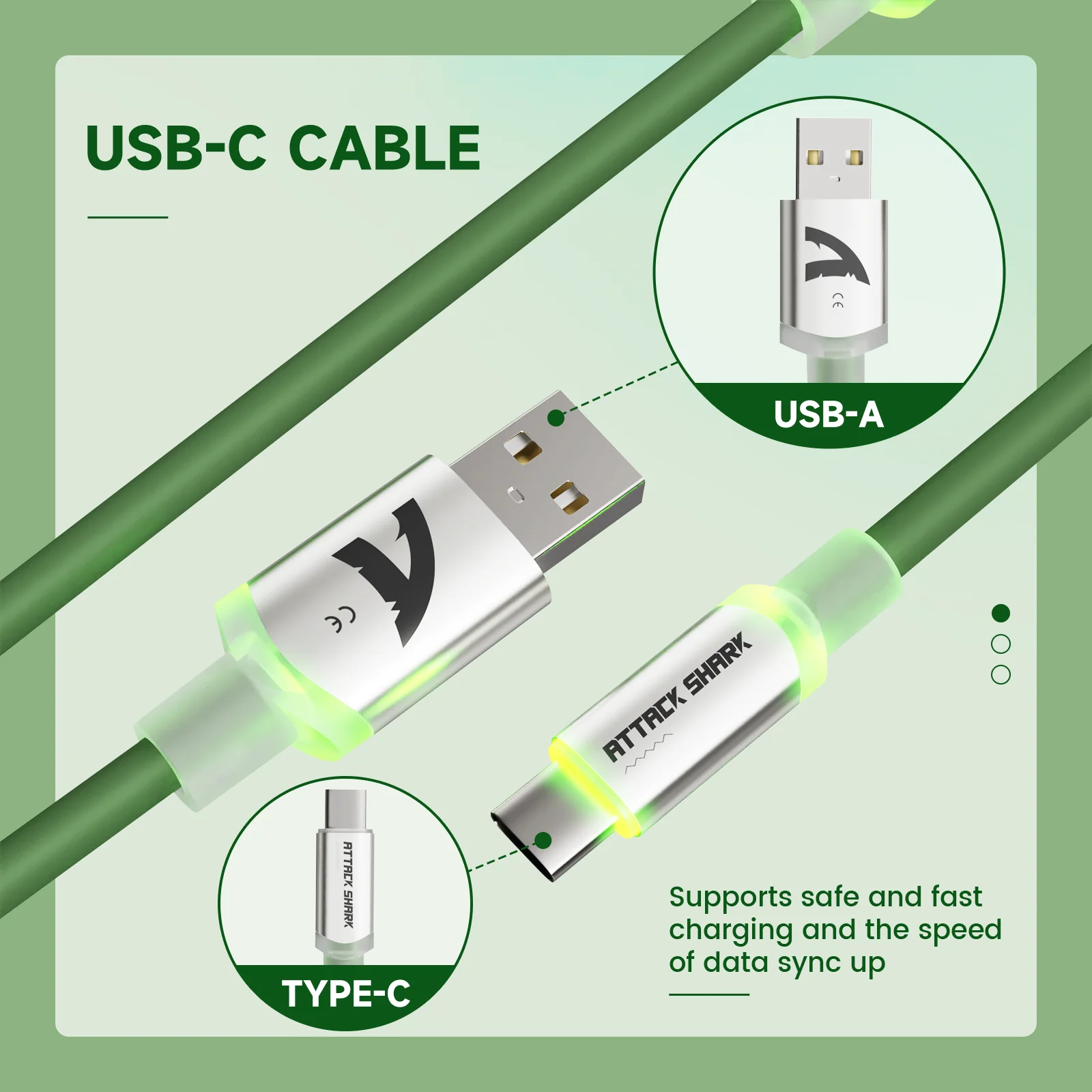 ATTACK SHARK C01Ultra Custom Aviator Cable for 8KHz Magnetic Keyboard - Image 25