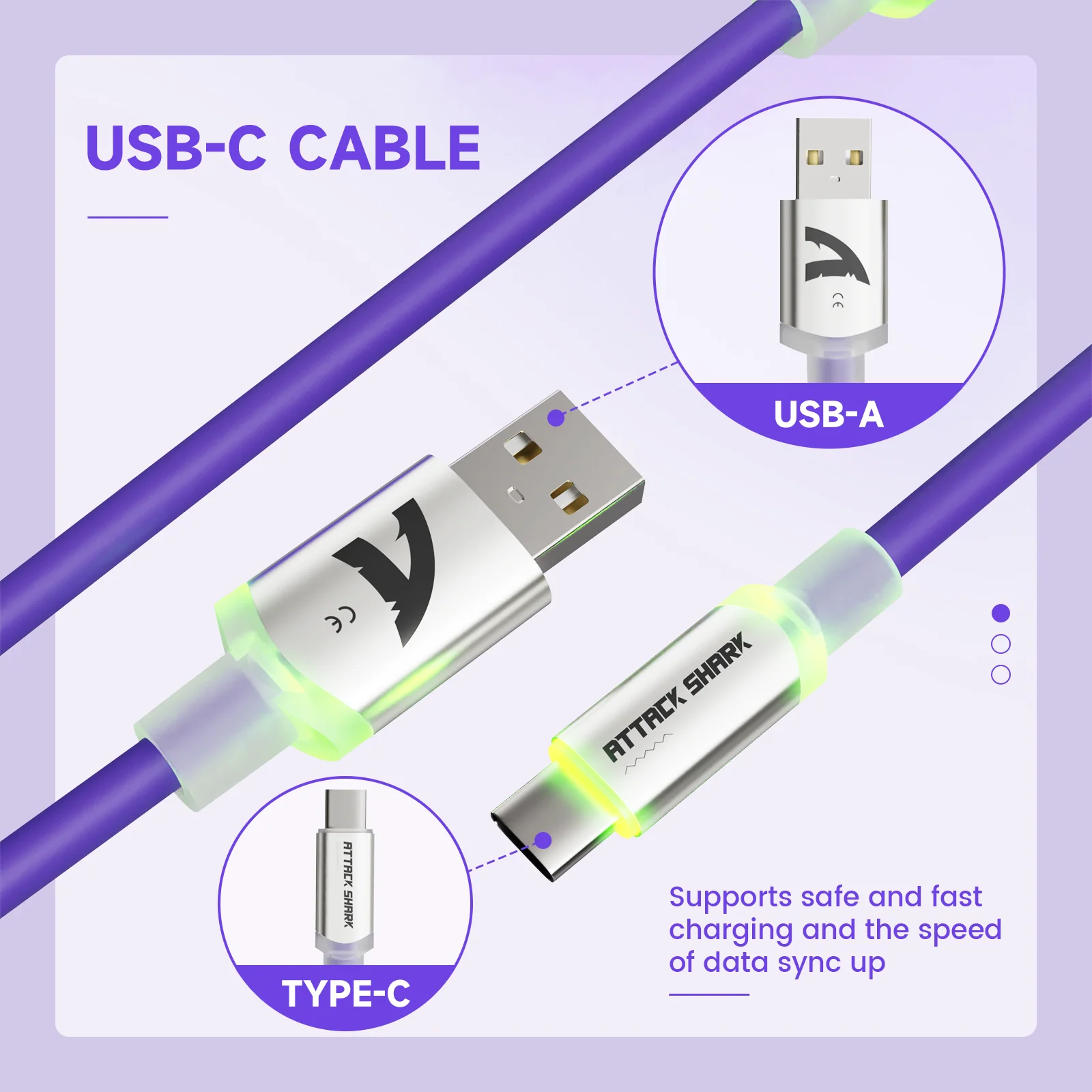 ATTACK SHARK C01Ultra Custom Aviator Cable for 8KHz Magnetic Keyboard - Image 35