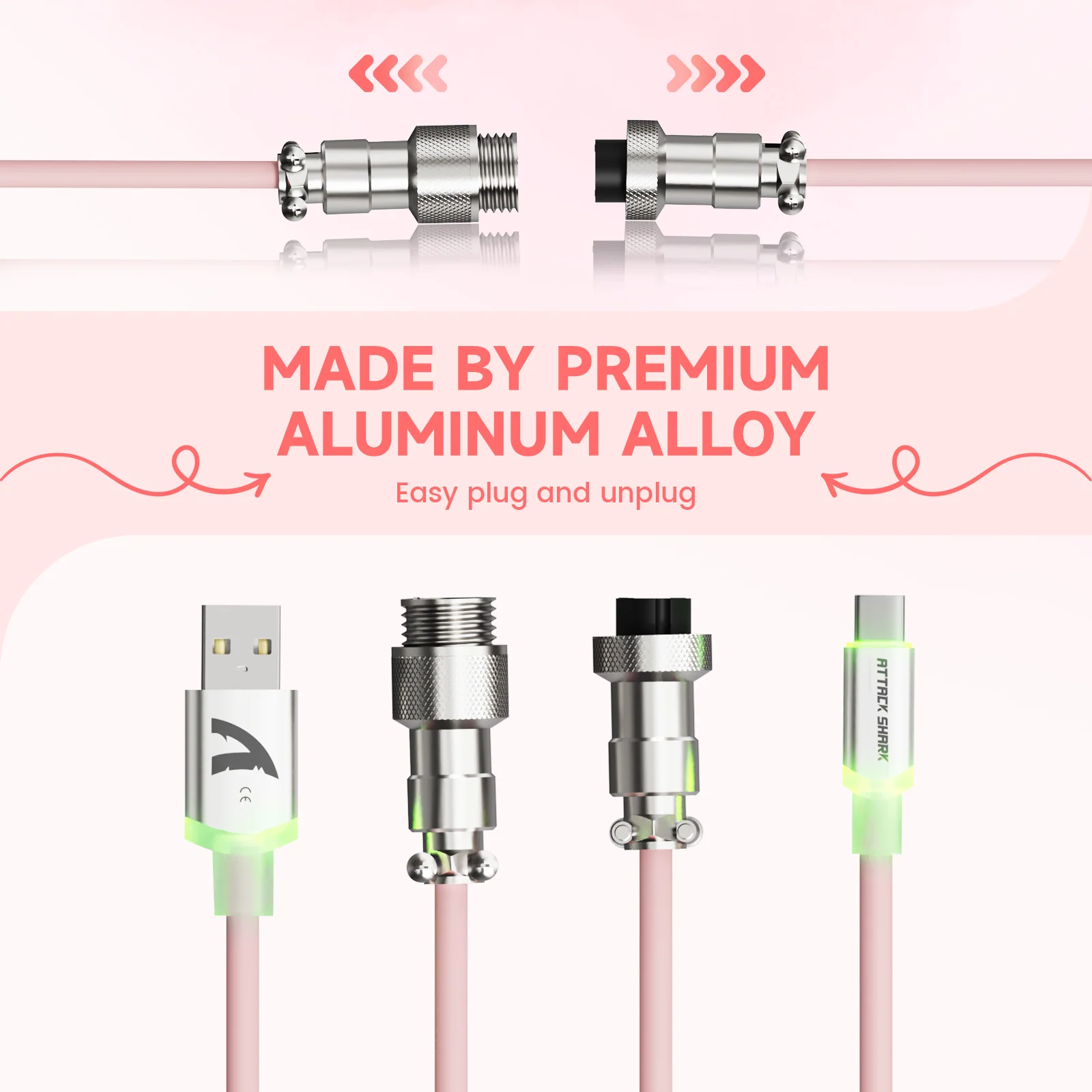 ATTACK SHARK C01Ultra Custom Aviator Cable for 8KHz Magnetic Keyboard - Image 43