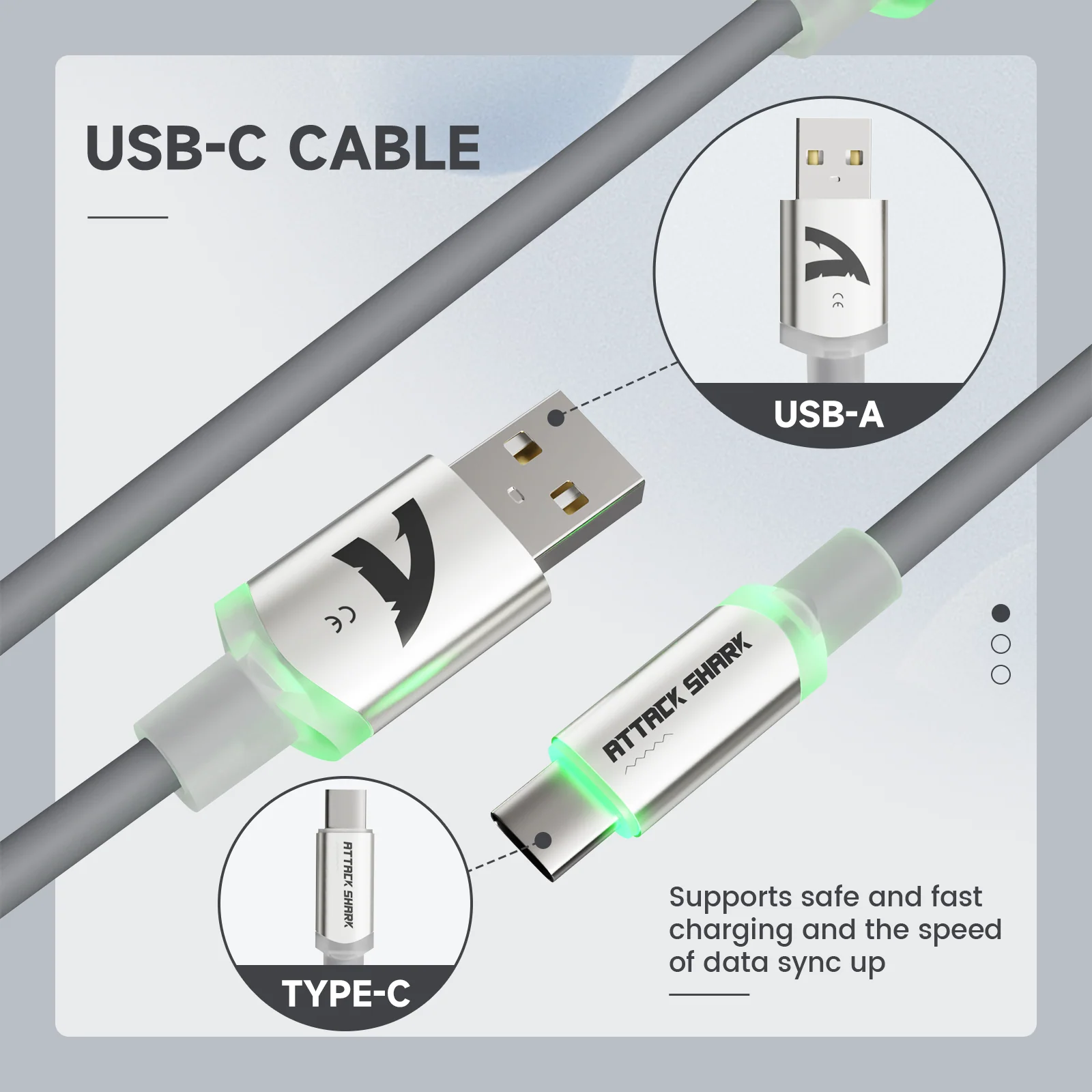 ATTACK SHARK C01Ultra Custom Aviator Cable for 8KHz Magnetic Keyboard - Image 65