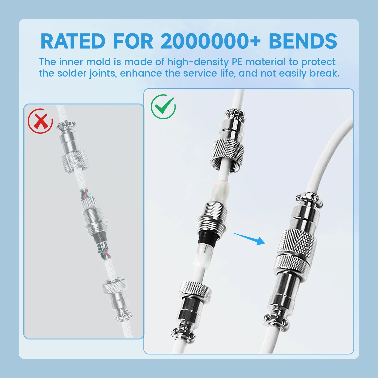 ATTACK SHARK C01Ultra Custom Aviator Cable for 8KHz Magnetic Keyboard - Image 8