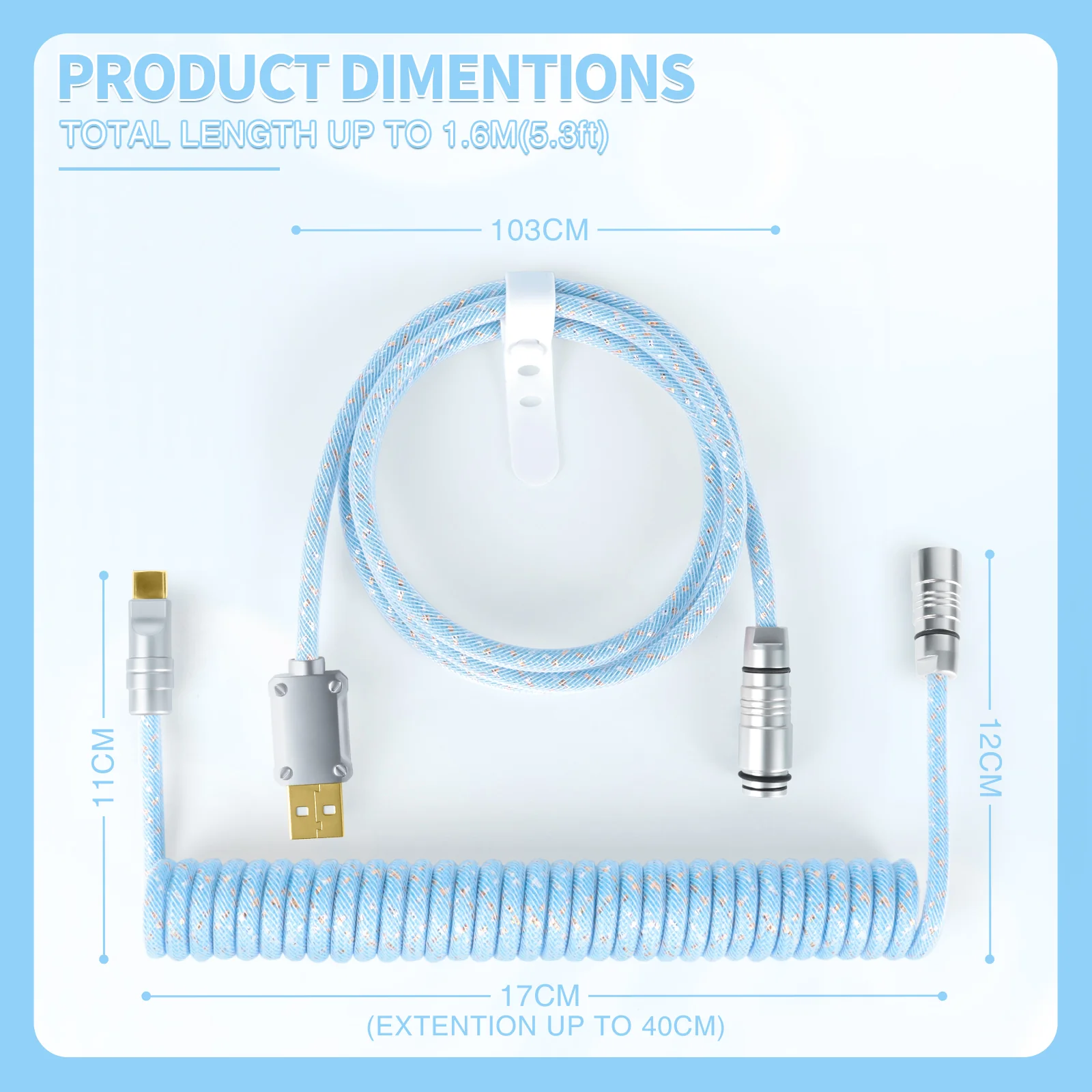 ATTACK SHARK C05 Coiled Cable - Image 18