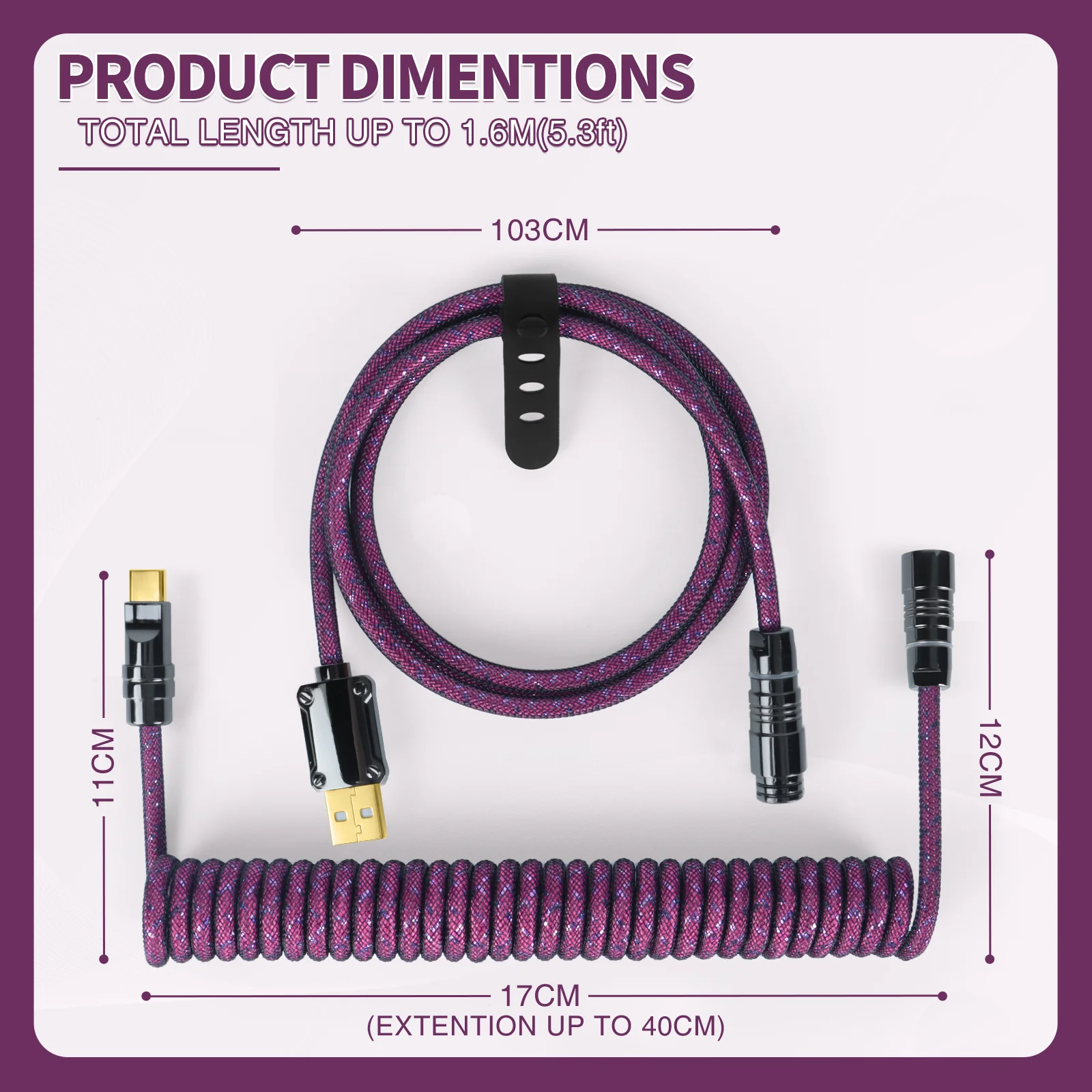 ATTACK SHARK C05 Coiled Cable - Image 24