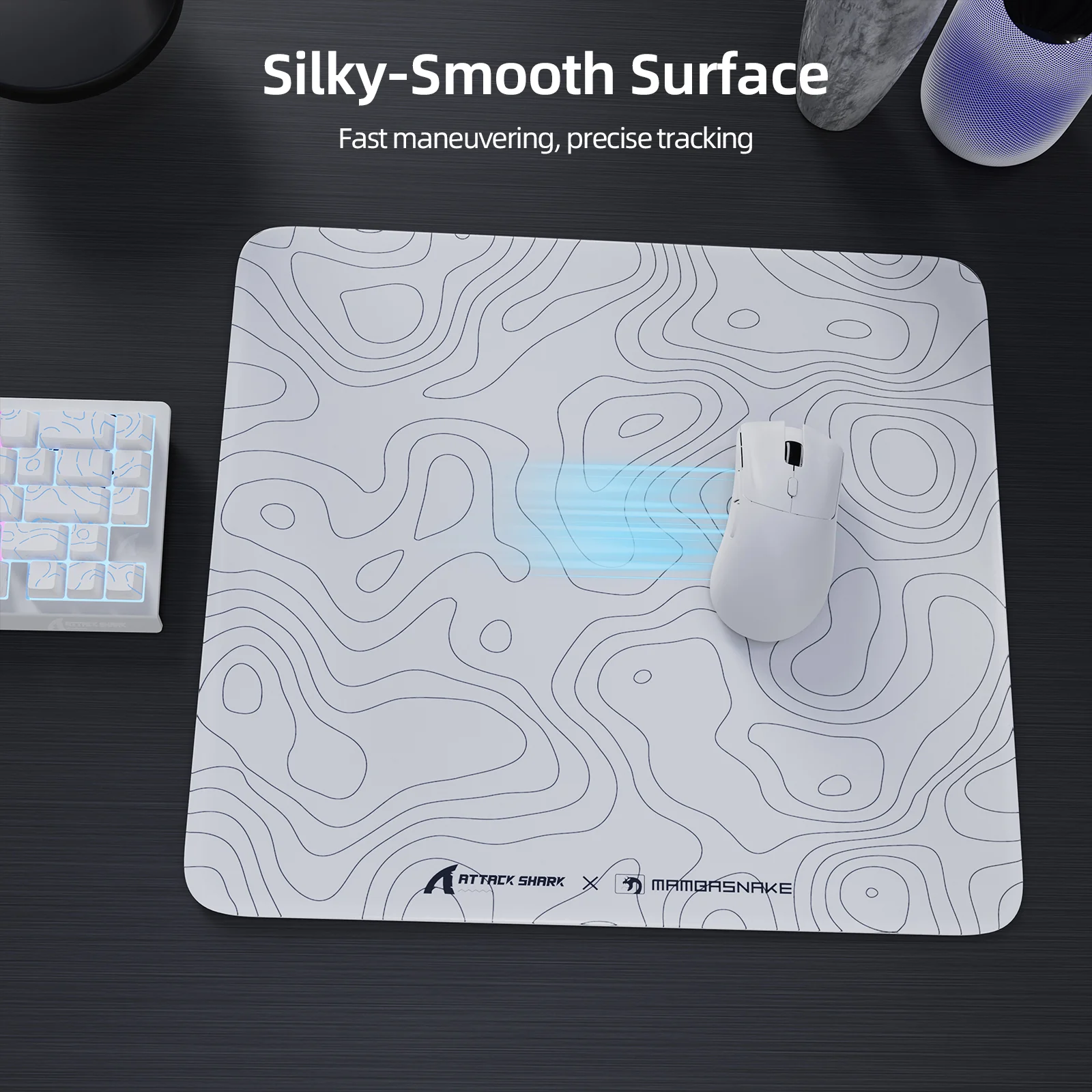 ATTACK SHARK CM05 Tempered Glass Gaming Mouse Pad - Image 11