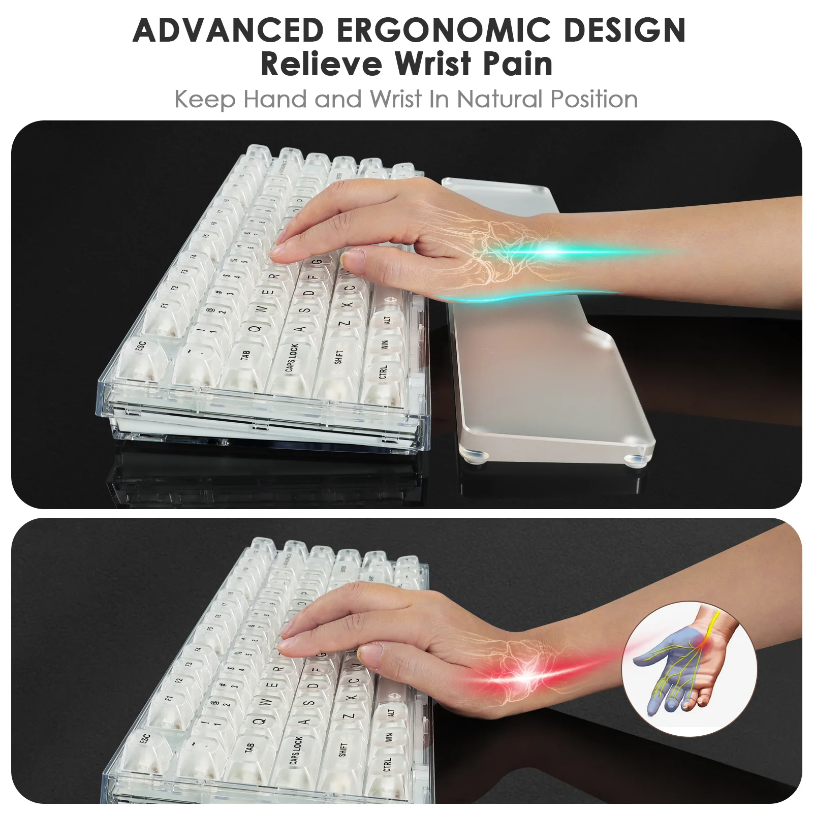 ATTACK SHARK ACRYLIC WRIST REST - Image 21