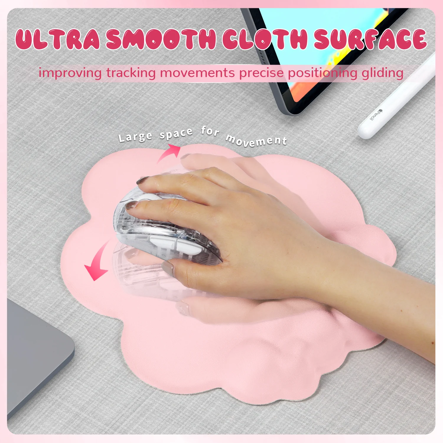 ATTACK SHARK Cloud Mouse Pad - Image 17