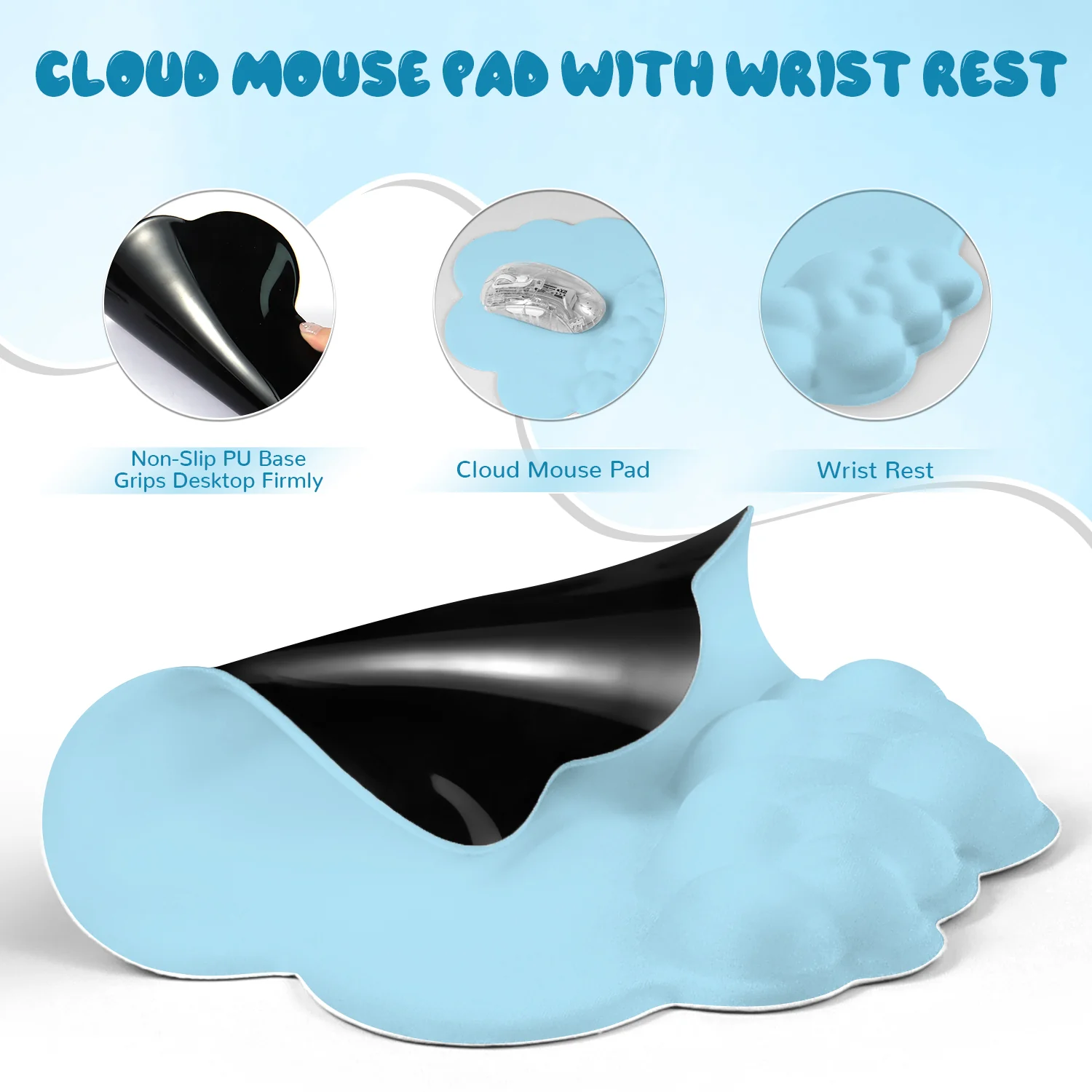 ATTACK SHARK Cloud Mouse Pad - Image 38