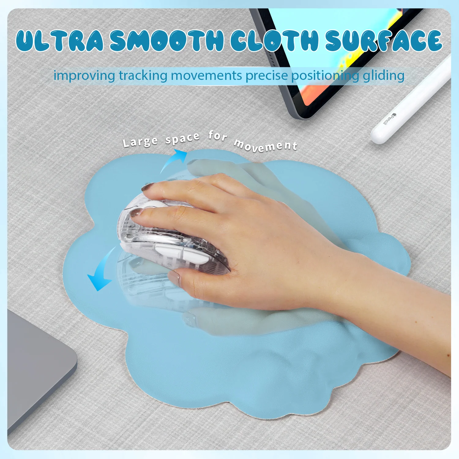ATTACK SHARK Cloud Mouse Pad - Image 40