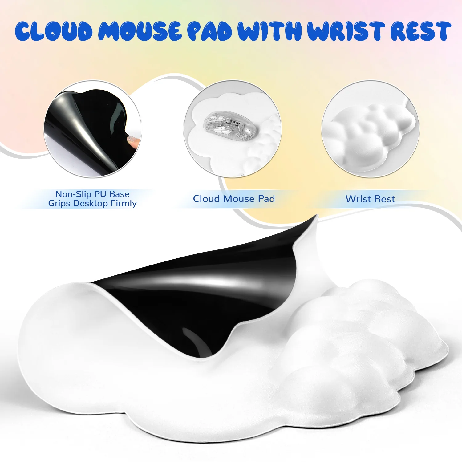 ATTACK SHARK Cloud Mouse Pad - Image 5