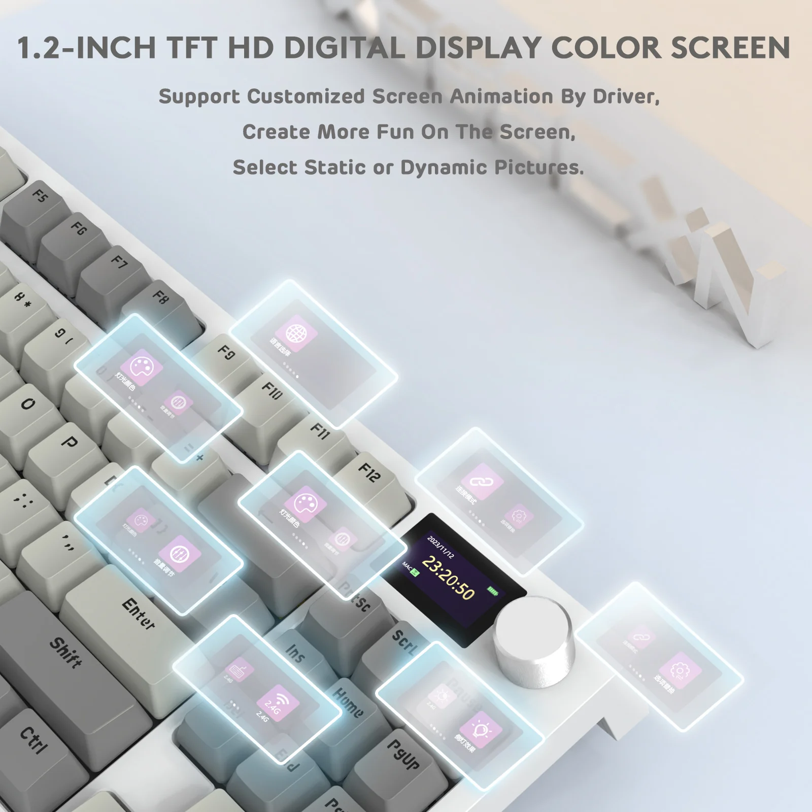 ATTACK SHARK K86 Wireless Mechanical Keyboard with Coiled Cable - Image 31