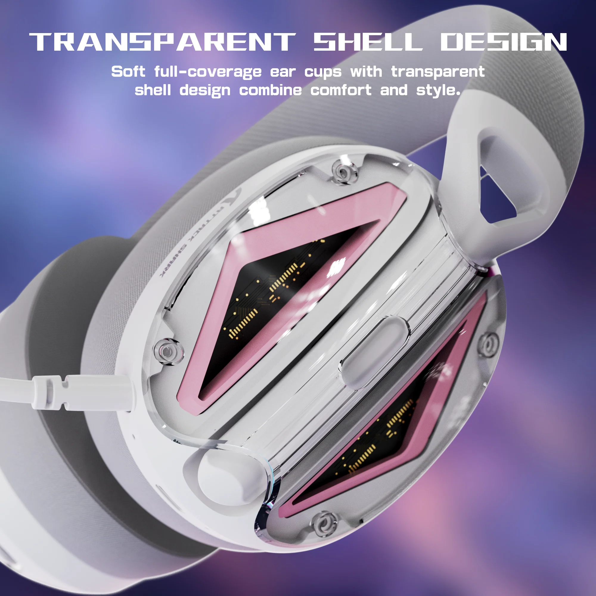 ATTACK SHARK L60 Ultra-Light Tri-Mode Gaming Headset - Image 17