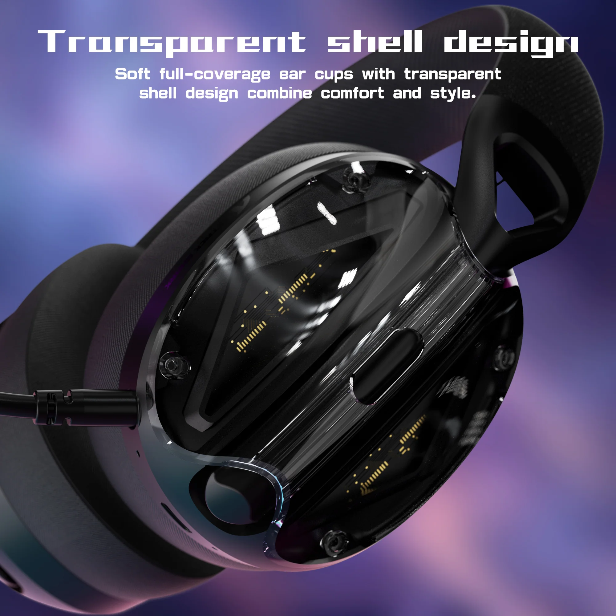 ATTACK SHARK L60 Ultra-Light Tri-Mode Gaming Headset - Image 27