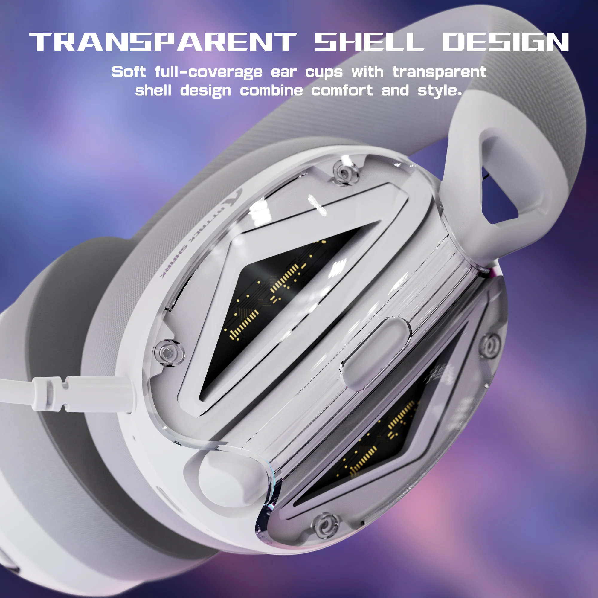 ATTACK SHARK L60 Ultra-Light Tri-Mode Gaming Headset - Image 37