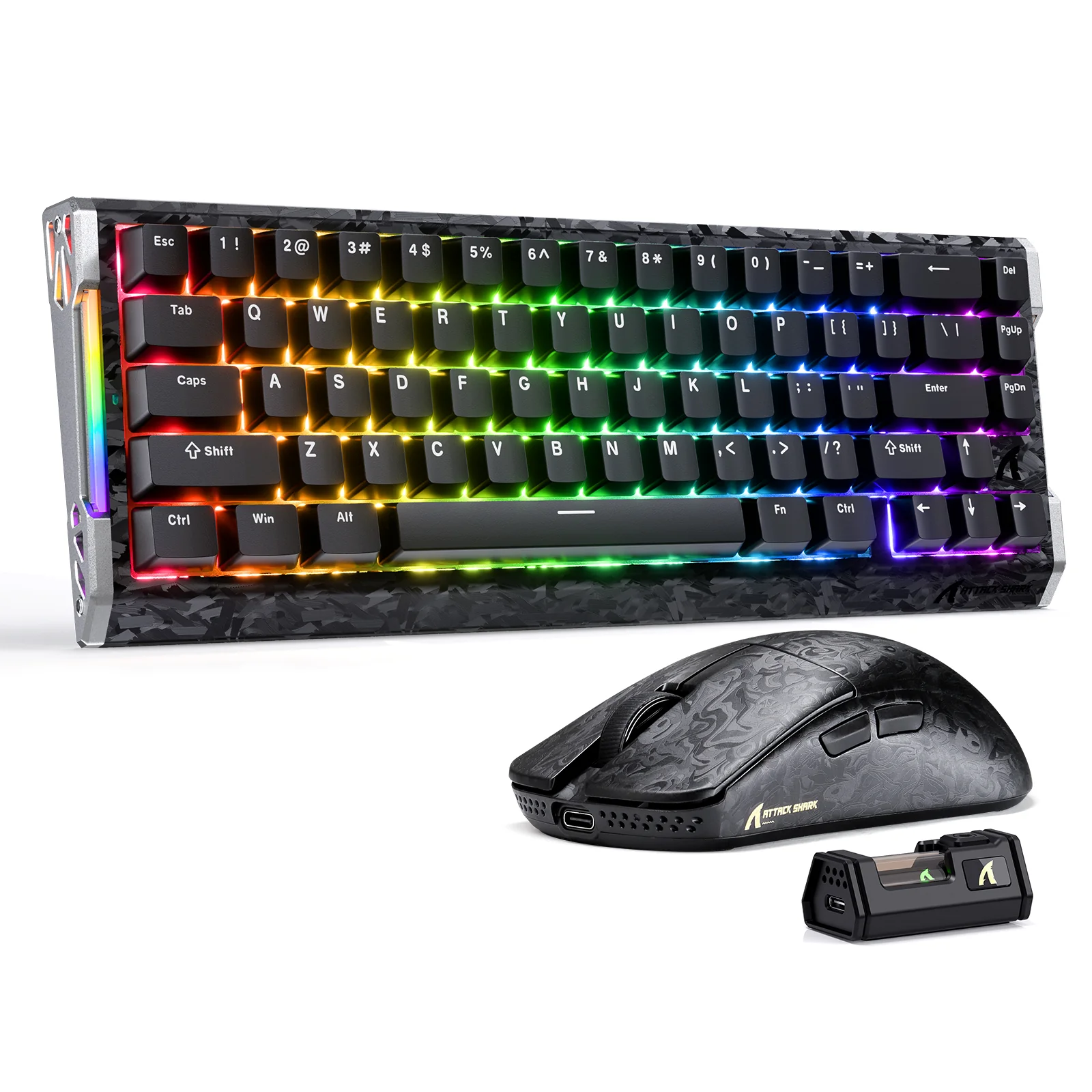ATTACK SHARK R68 HE & R11 ULTRA Carbon Fiber Gaming Bundle - Image 3